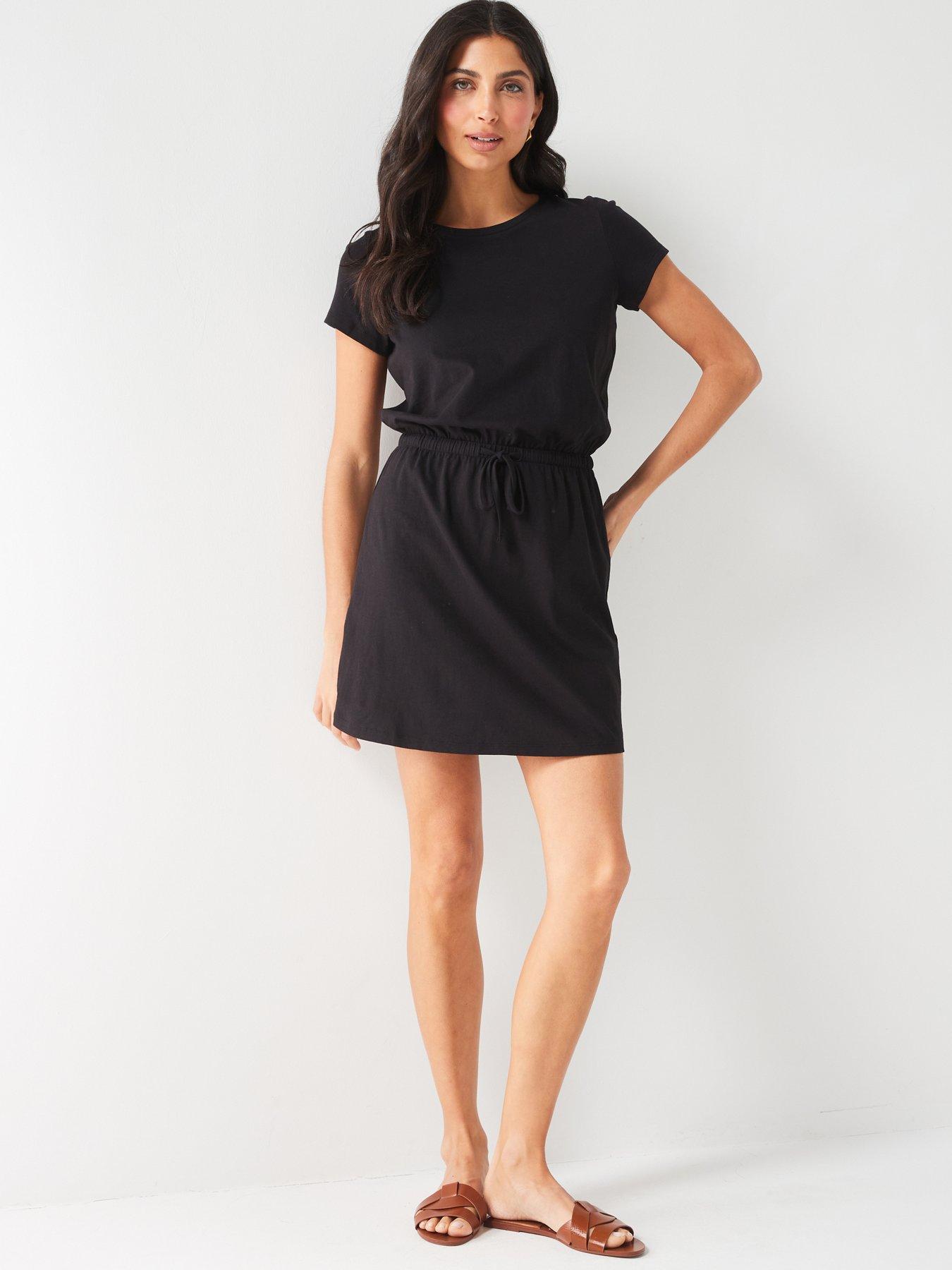 everyday-channel-waist-mini-dress-blacknbspback