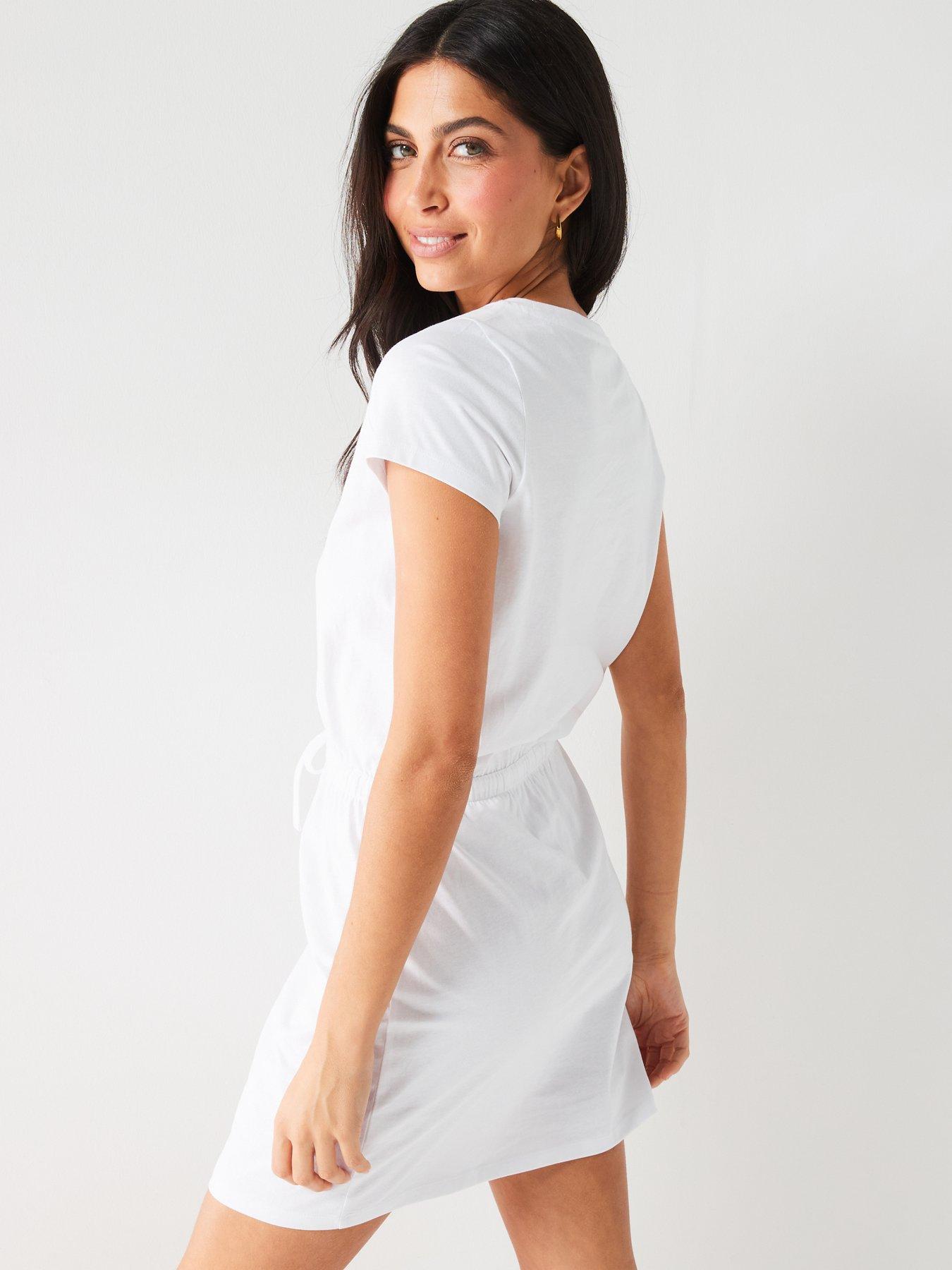 everyday-channel-waist-mini-dress-whitestillFront