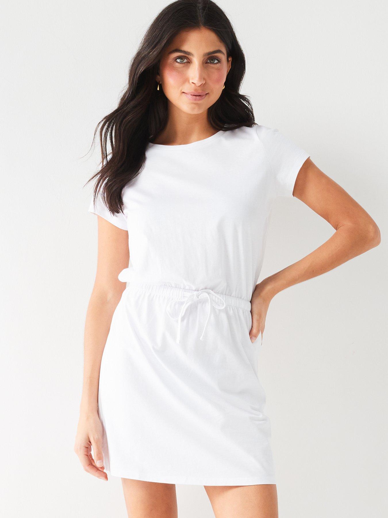 everyday-channel-waist-mini-dress-whiteoutfit