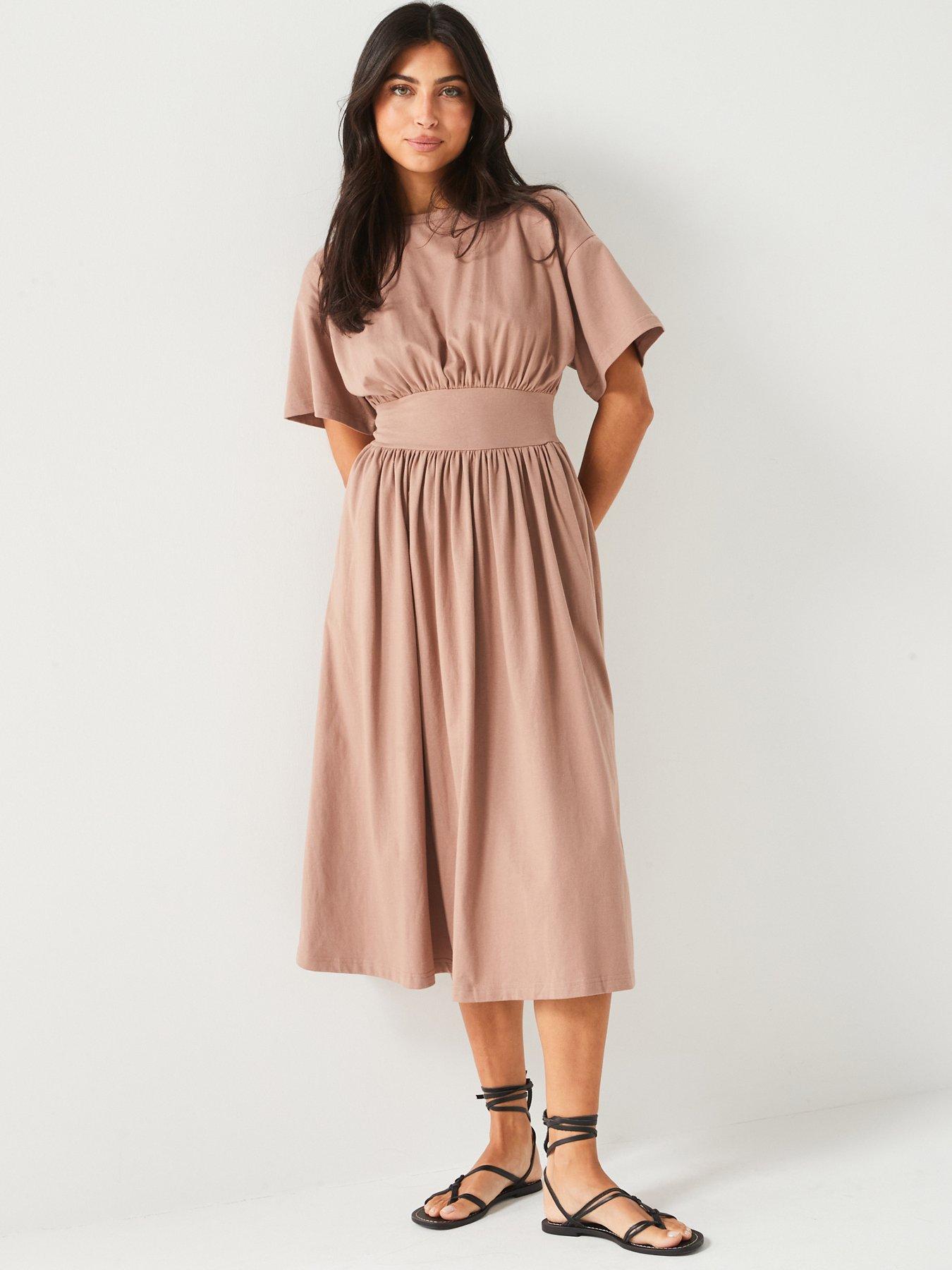 everyday-waisted-midi-dress-nude