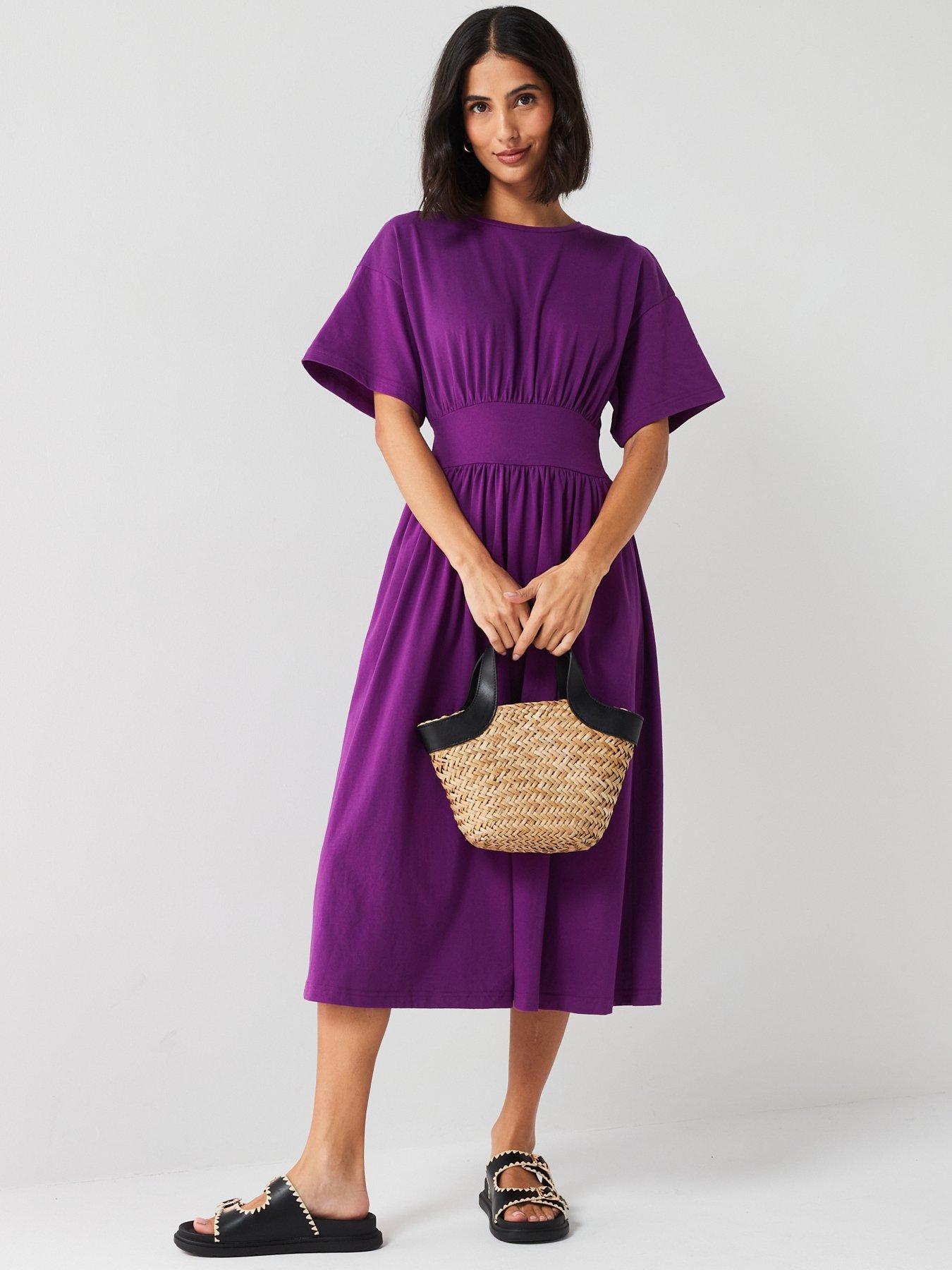 everyday-waisted-midi-dress-purple