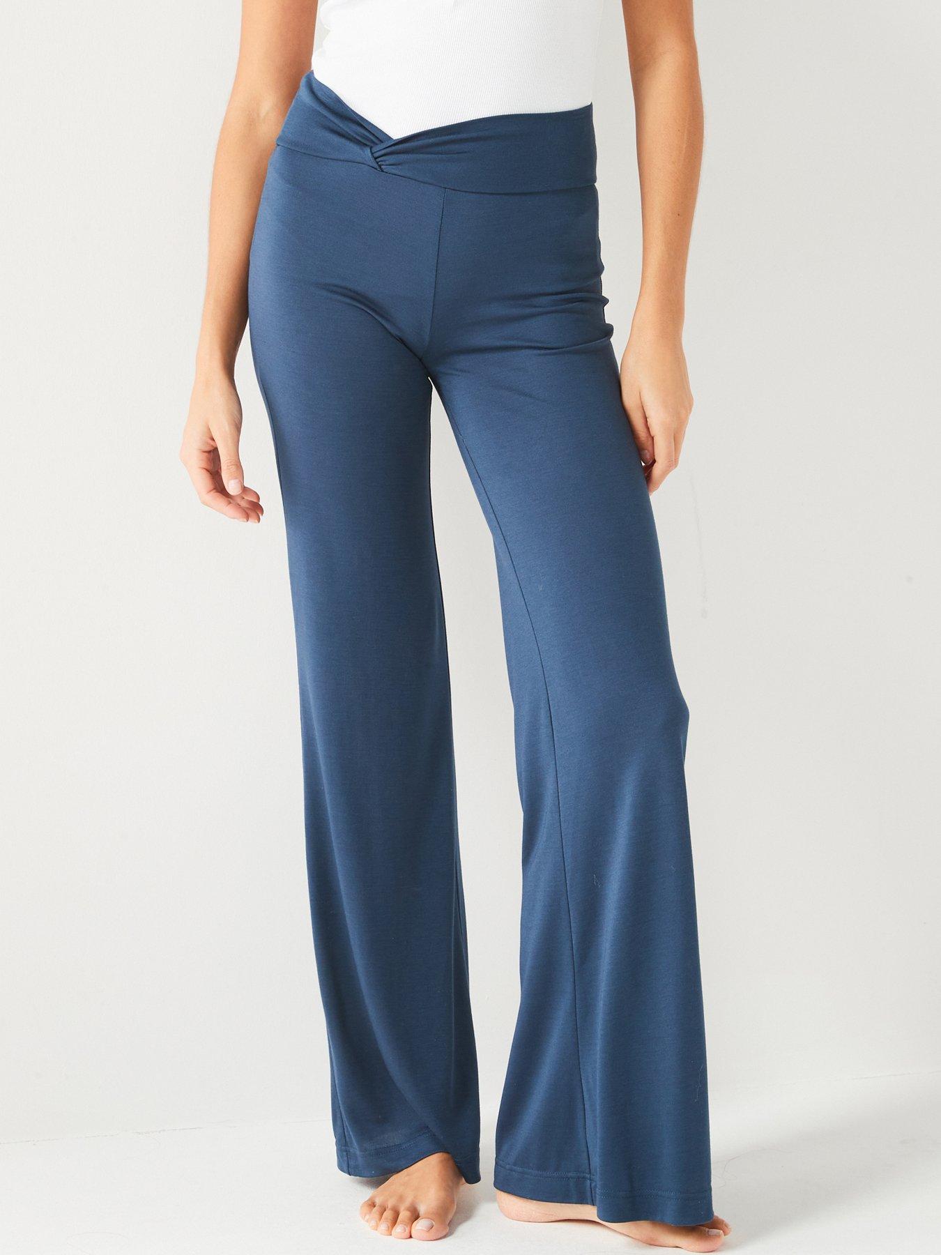 everyday-twist-detail-yoga-pant-navyfront