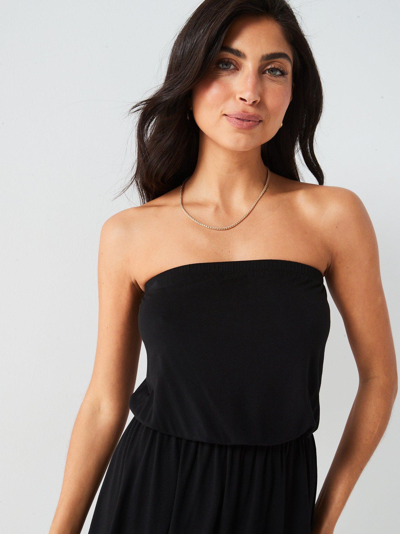 everyday-bandeau-mini-dress-blackoutfit