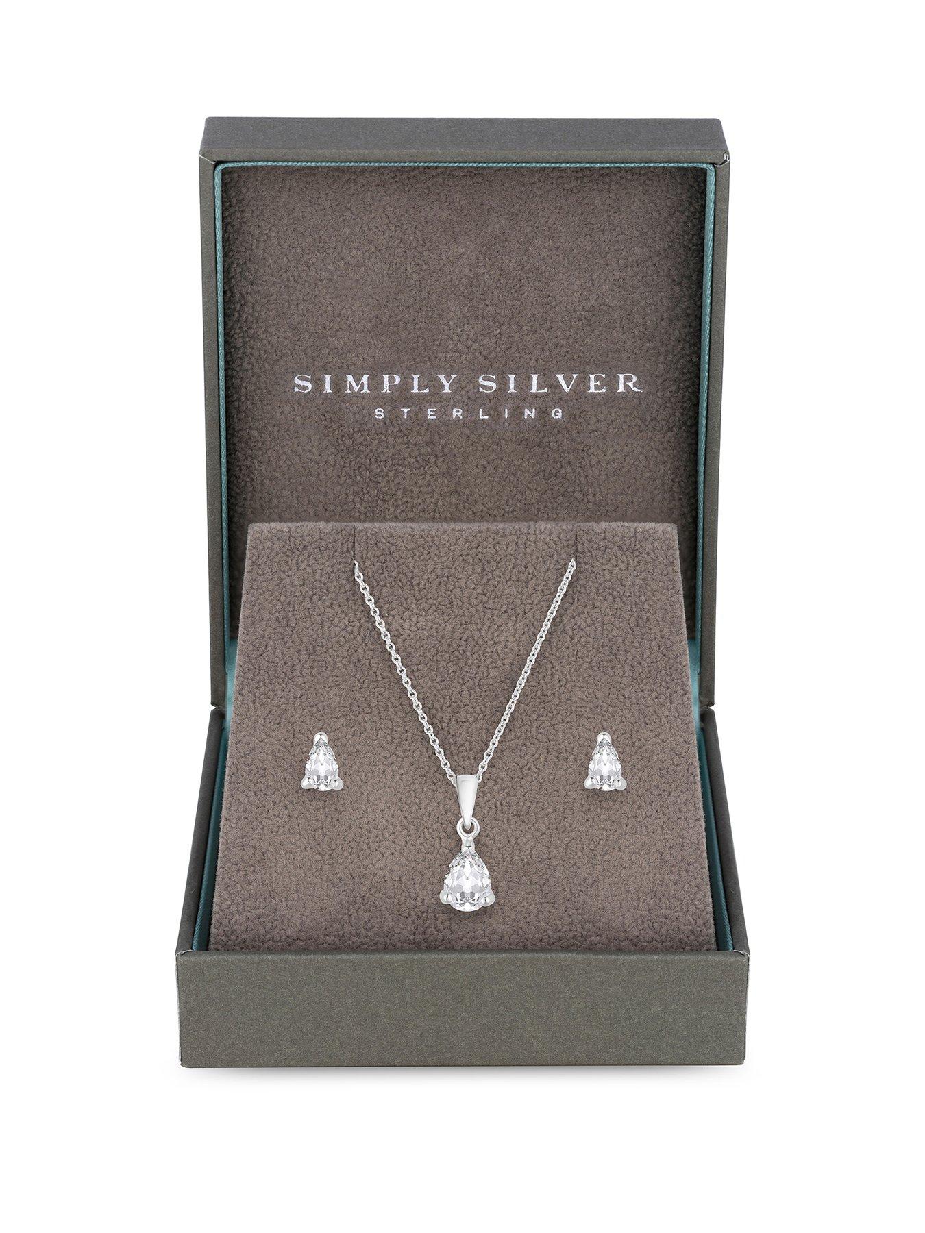 simply-silver-sterling-silver-925-cubic-zirconia-pear-stone-set-gift-boxedfront