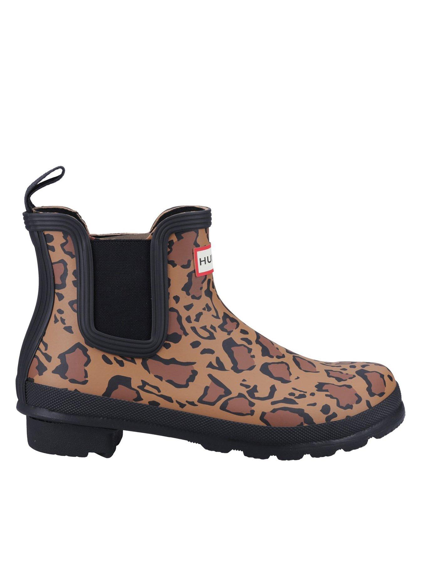 Hunter best sale boots leopard