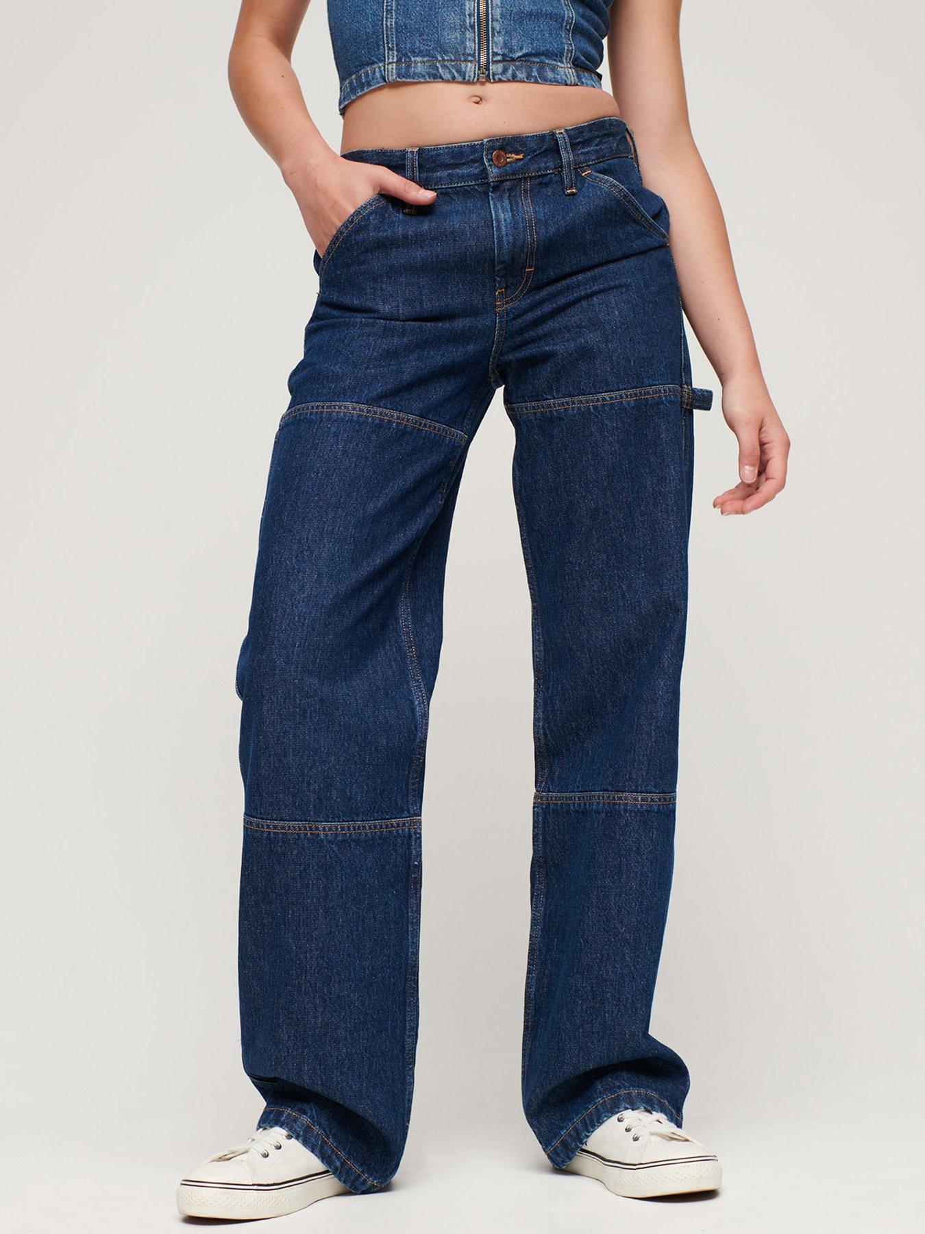 superdry-cotton-mid-rise-denim-carpenter-jeans-blue