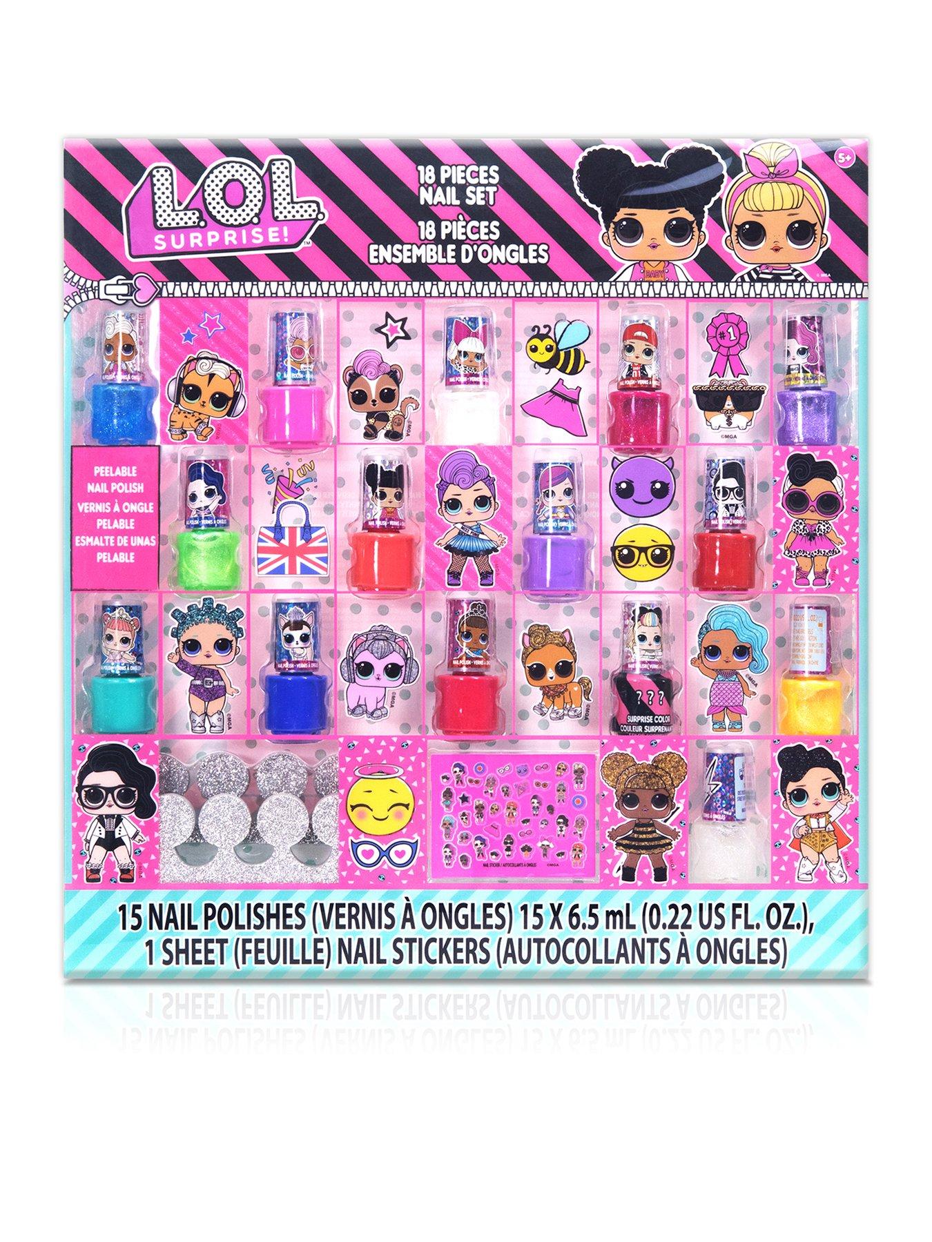 Image 1 of 3 of L.O.L Surprise! L.O.L Surprise! 15Pk Nail Polish Inc Toe Spacers