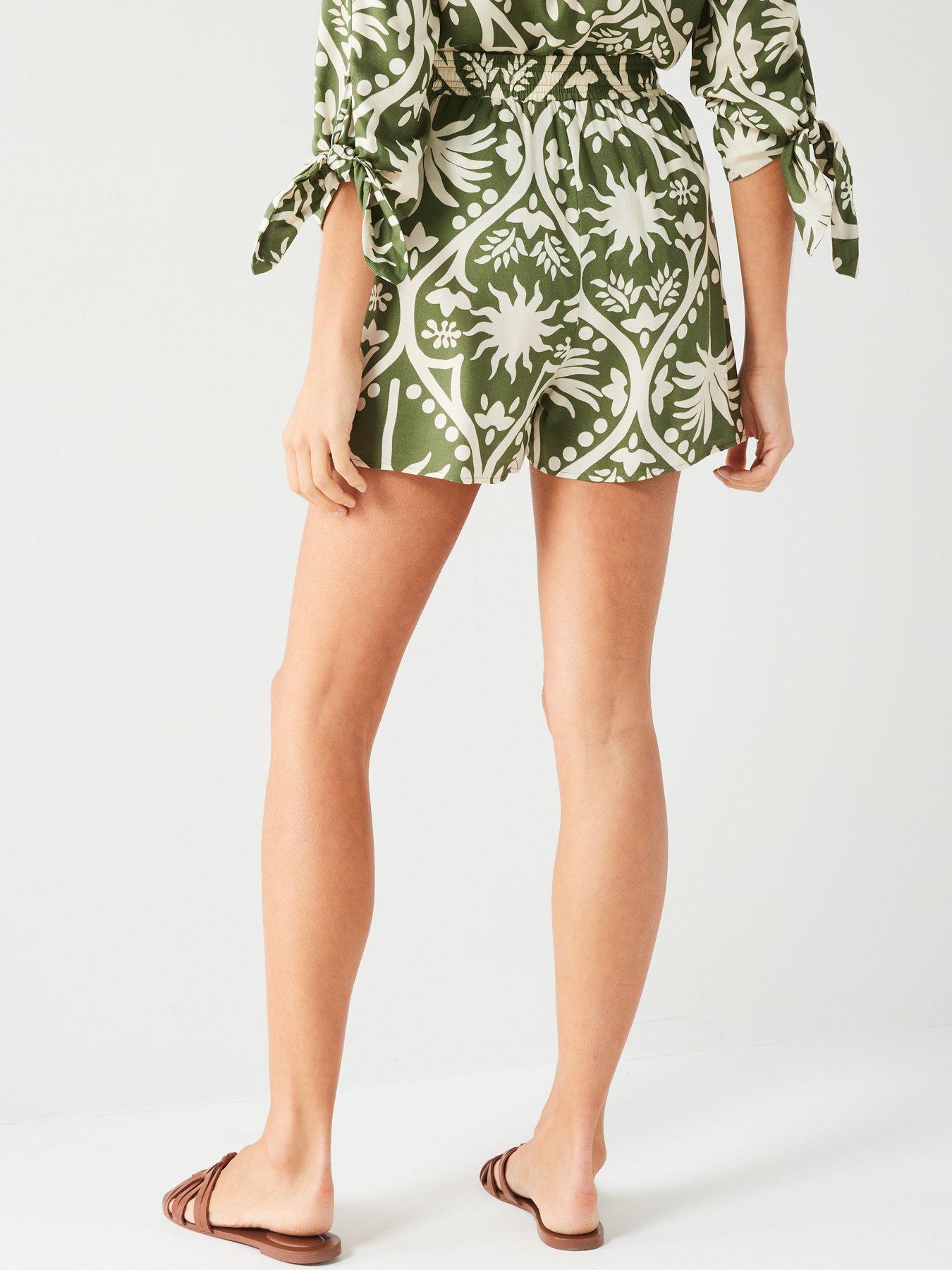 v-by-very-co-ord-palm-print-shortsstillFront