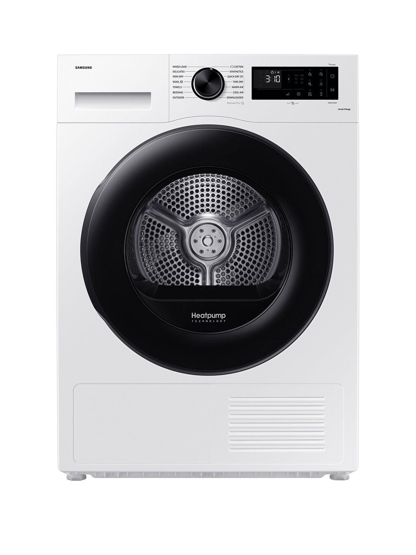 Image 1 of 8 of Samsung Series 5 AI Energy DV80CGC0B0AEEU 8kg Heat Pump Tumble Dryer with OptimalDry - White