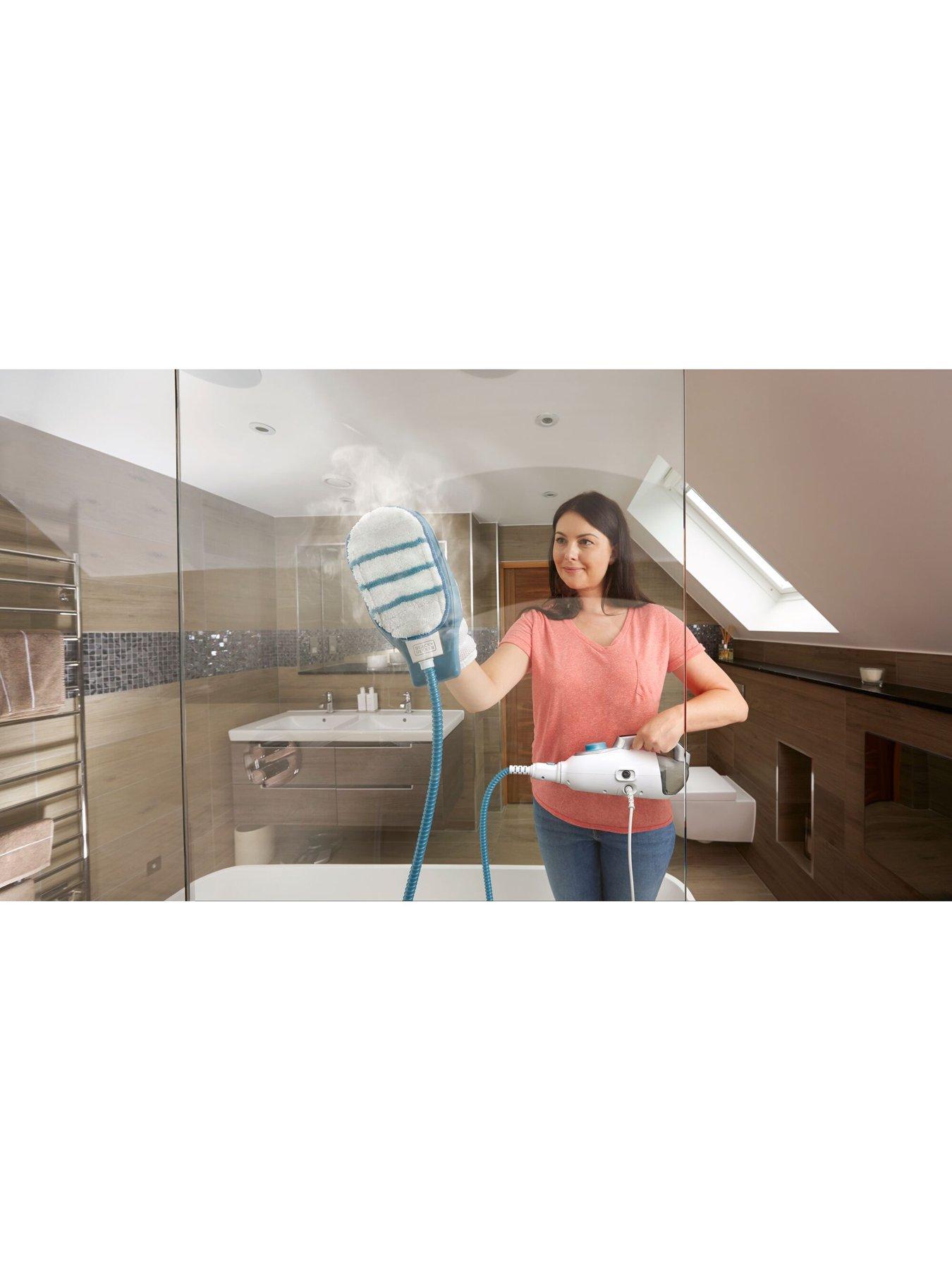 Image 4 of 6 of Black & Decker BLACK+DECKER 1600W 2IN1 Steam-Mop with 15 Accessories BHSM1610DSM-GB