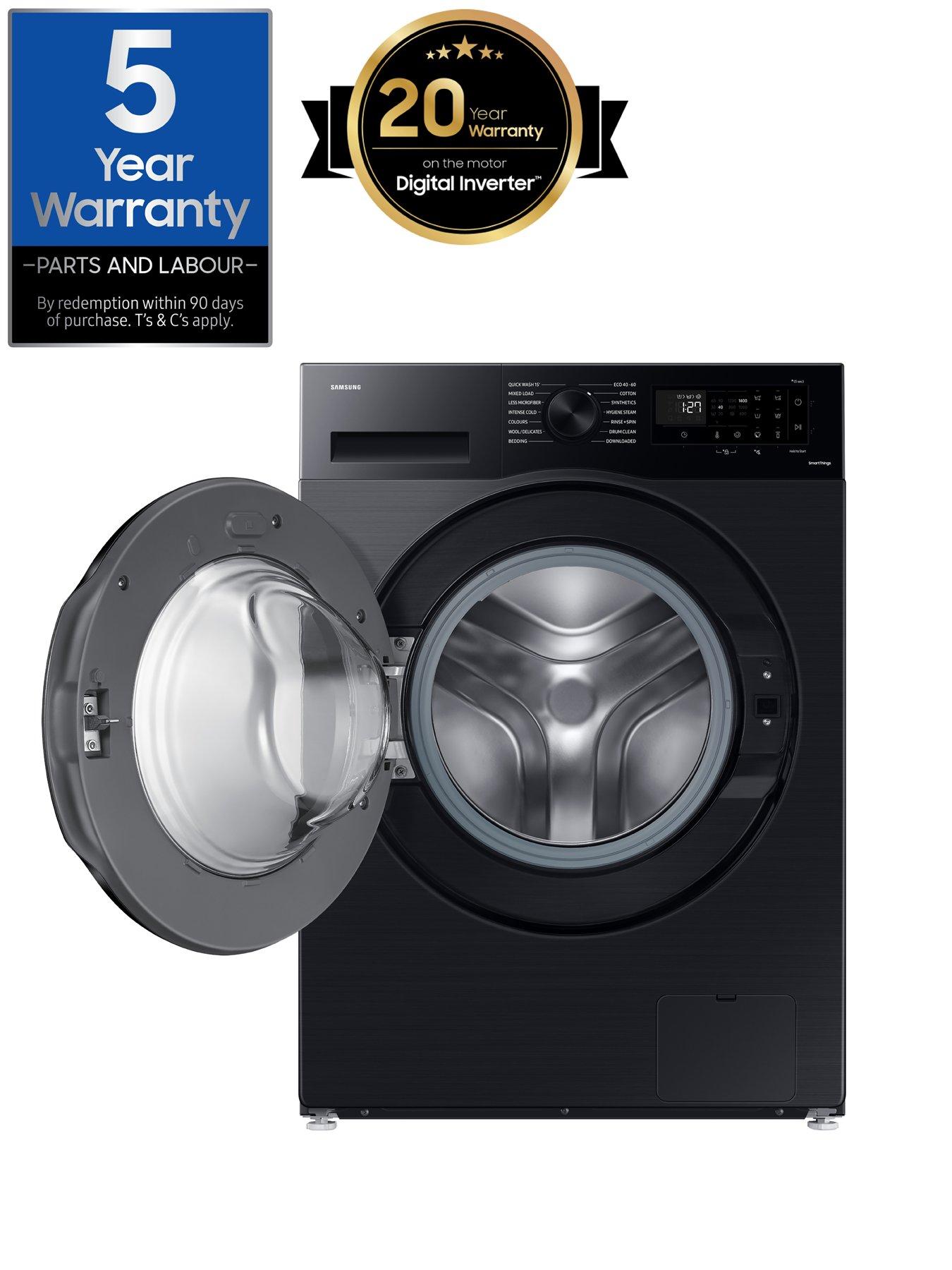 Image 2 of 7 of Samsung Series 5 AI Energy WW80CGC04DABEU 8kg Load, 1400 Spin ecobubble Washing Machine with SmartThings - Black