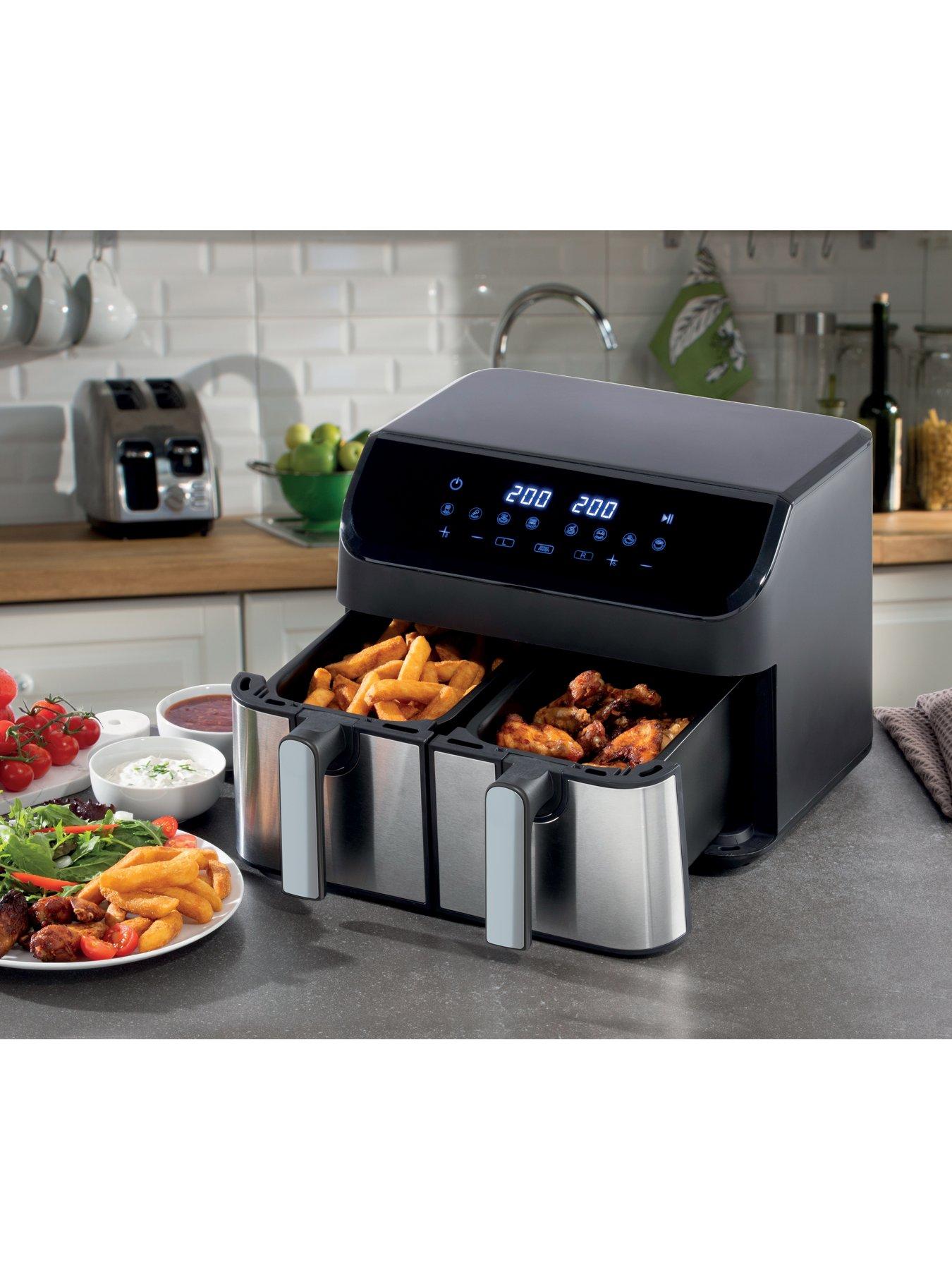 Image 3 of 7 of Daewoo Daewoo Xl 9L Digital Double Drawer Air Fryer