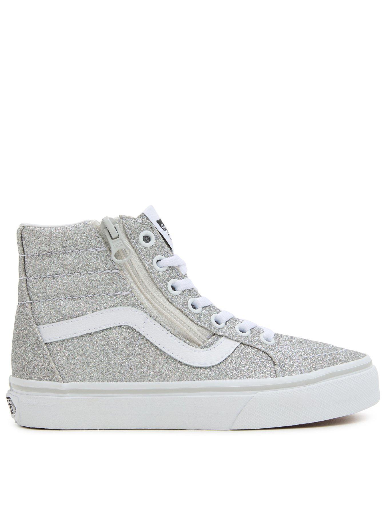 vans-sk8-hi-reissue-side-zip-glitter-younger-trainers-silver