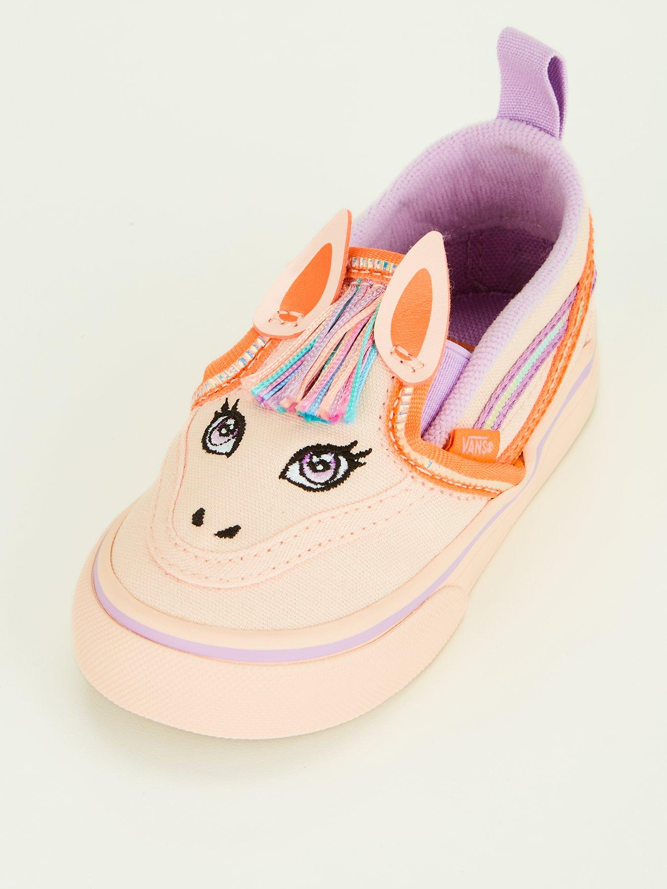 Slip on Toddler Cyber Horse Trainers Nude
