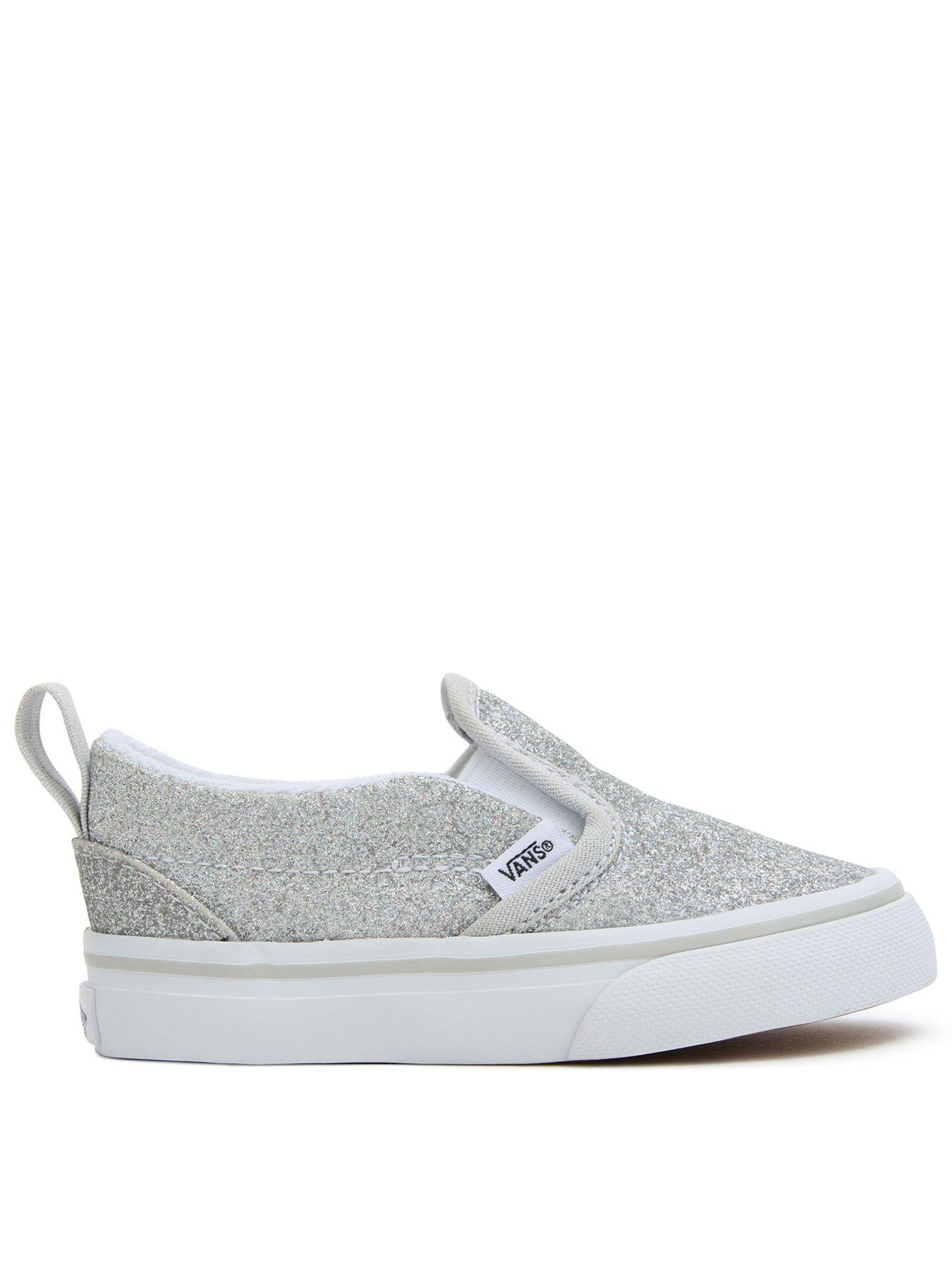 Silver shop sparkly vans