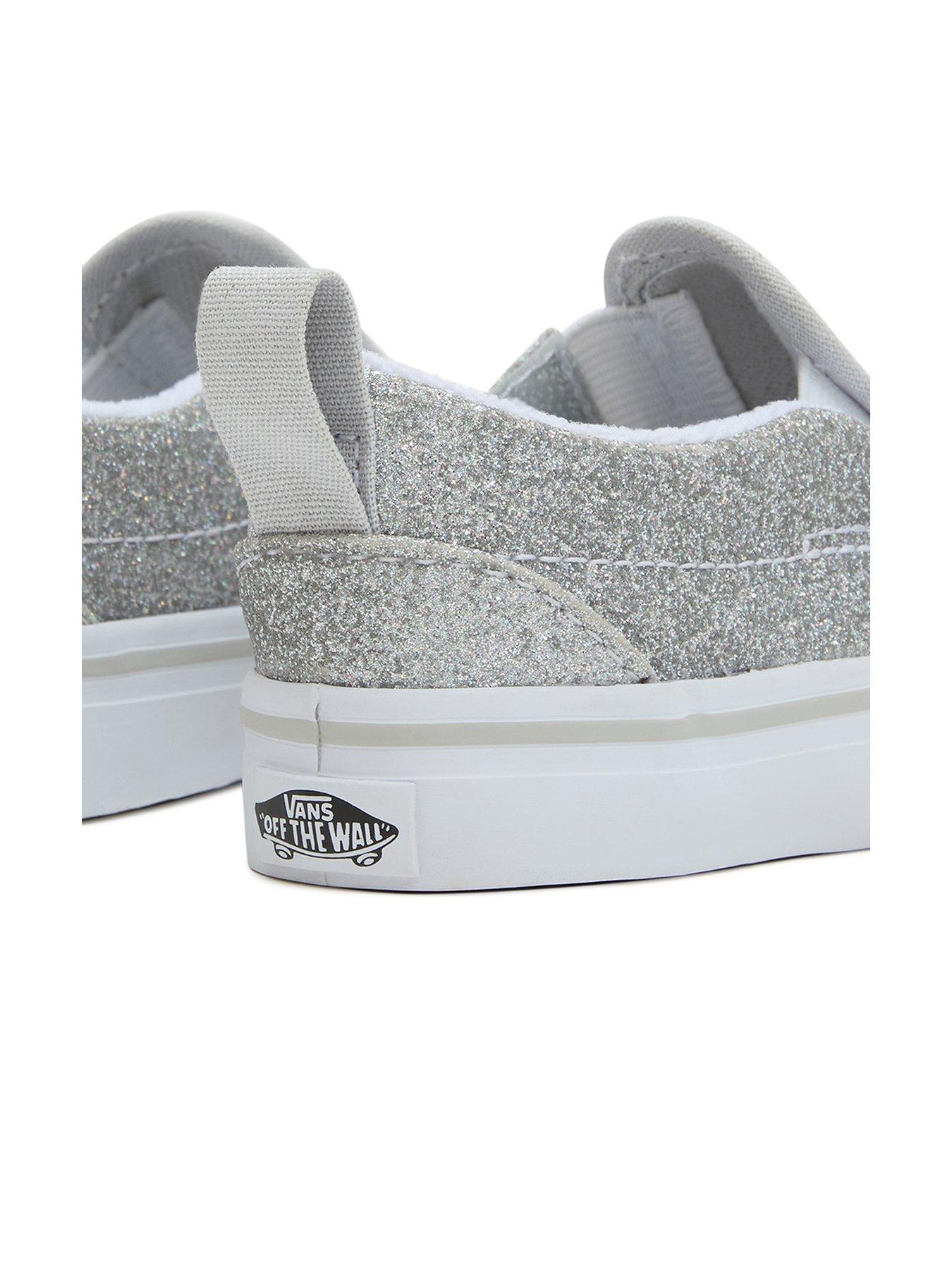 Silver hotsell sparkly vans