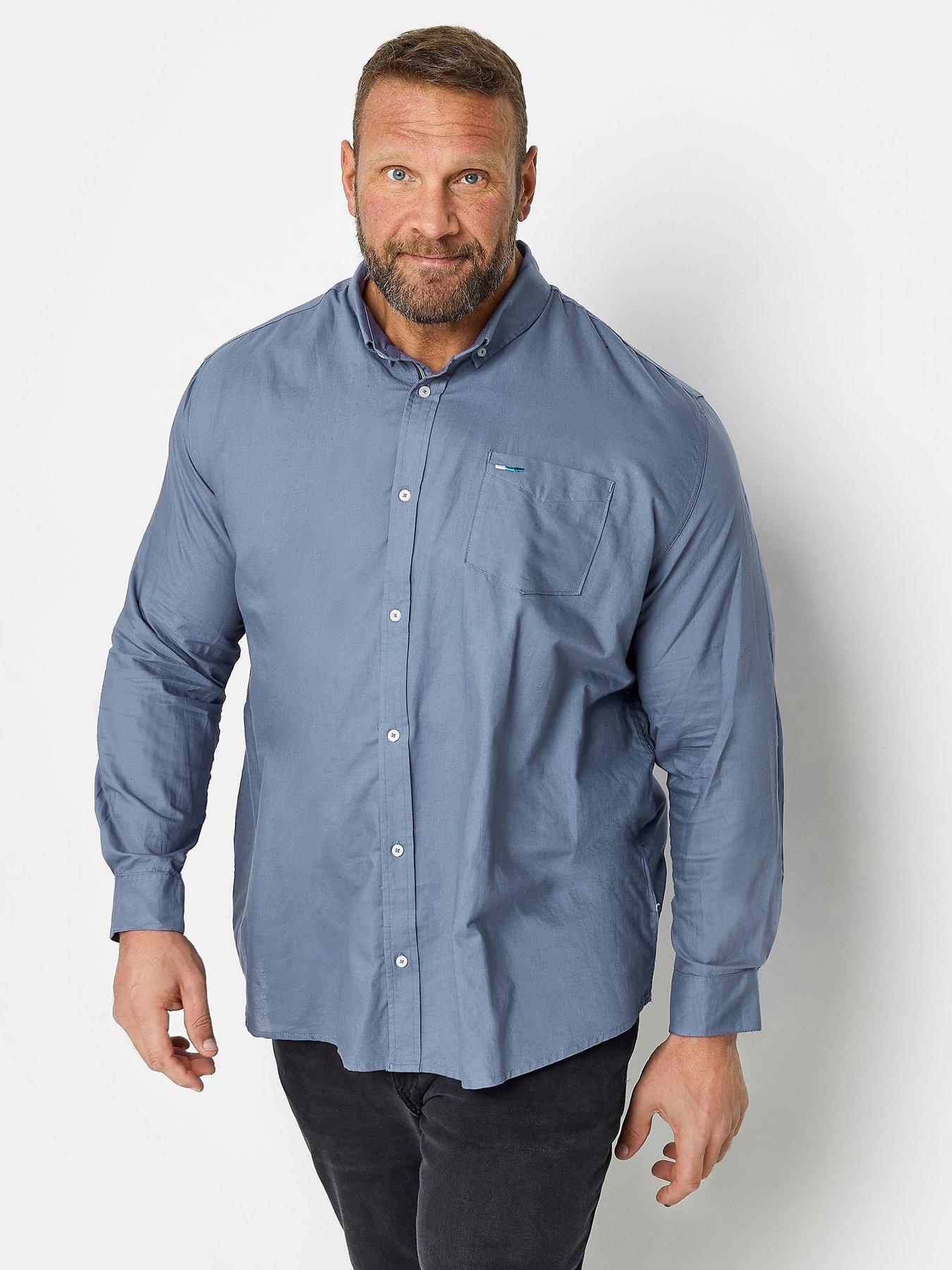 badrhino-long-sleeve-oxford-shirt-blue