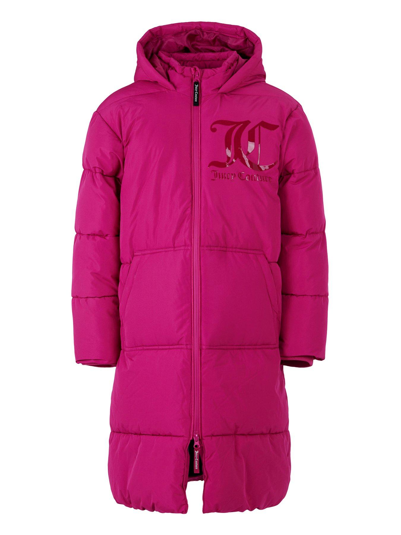 Girls longline cheap padded coat