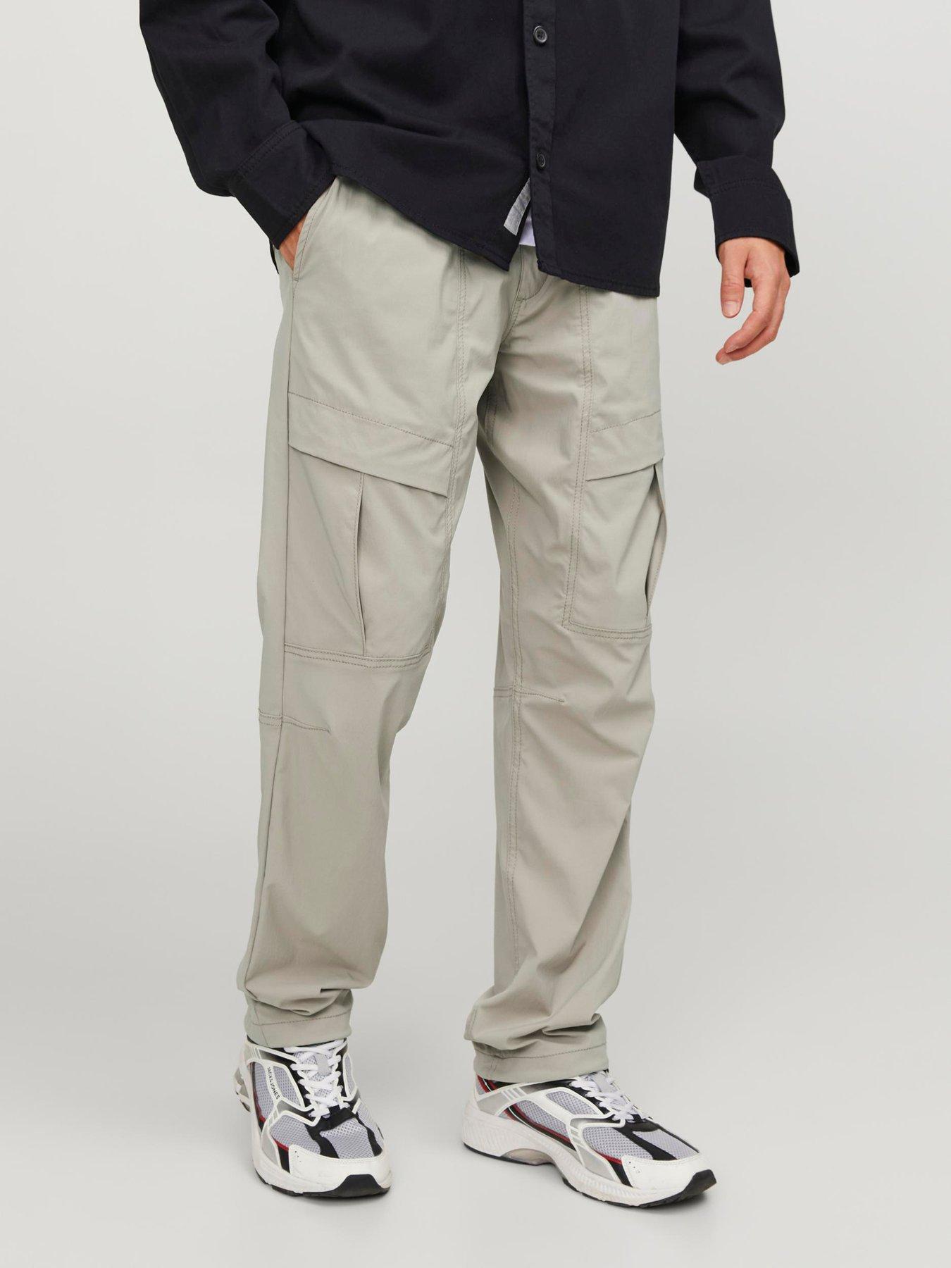 Regular Fit Ripstop Cargo Pants - Khaki green/patterned - Men