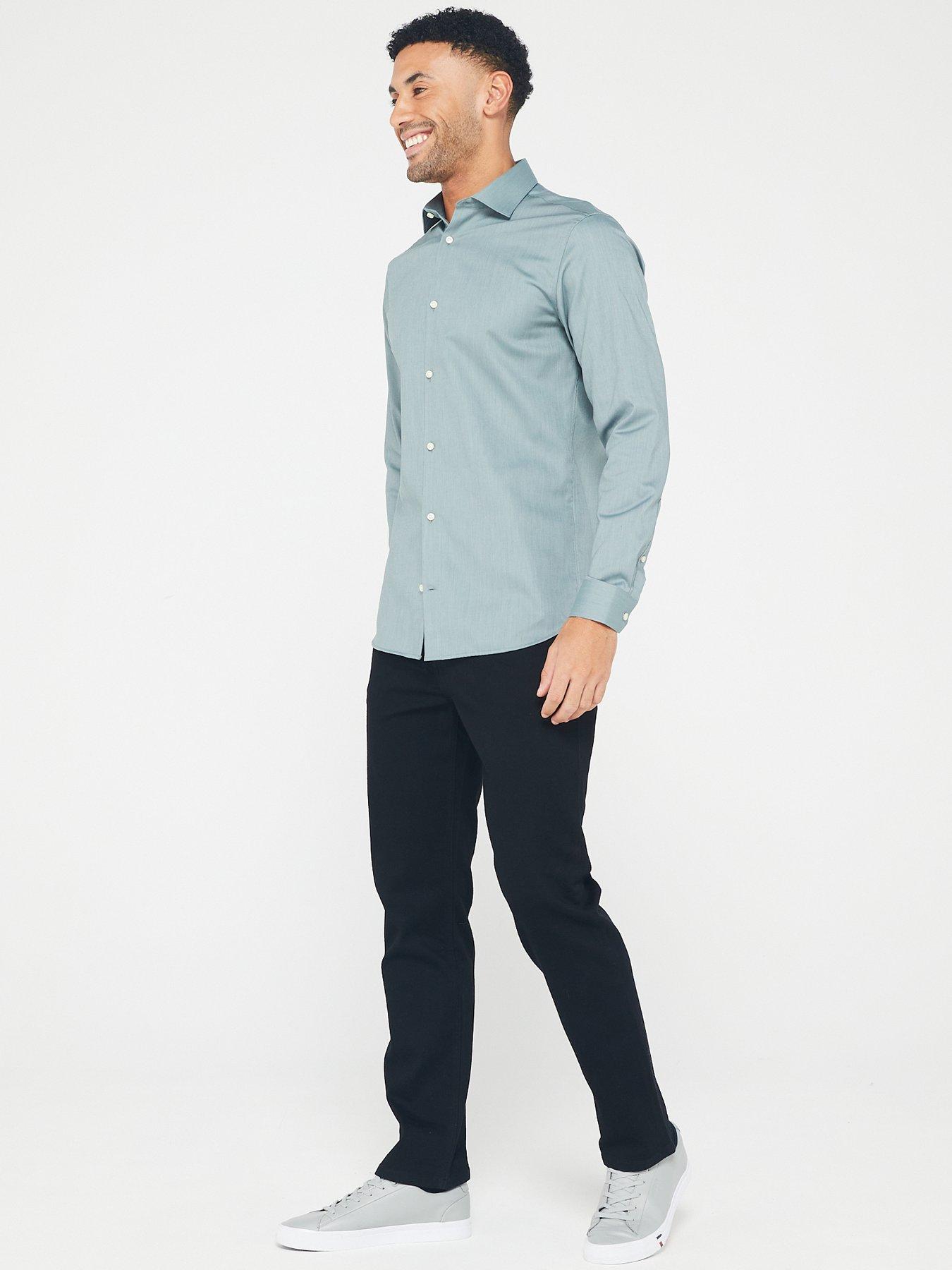 jack-jones-long-sleeve-non-iron-shirt-greendetail