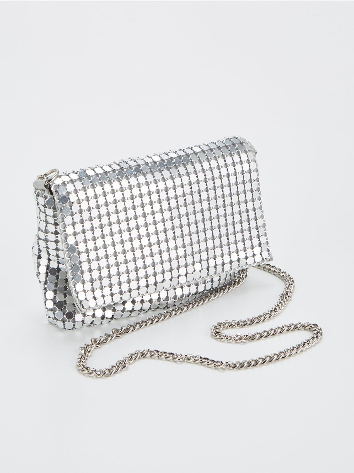 Metal crossbody outlet bag