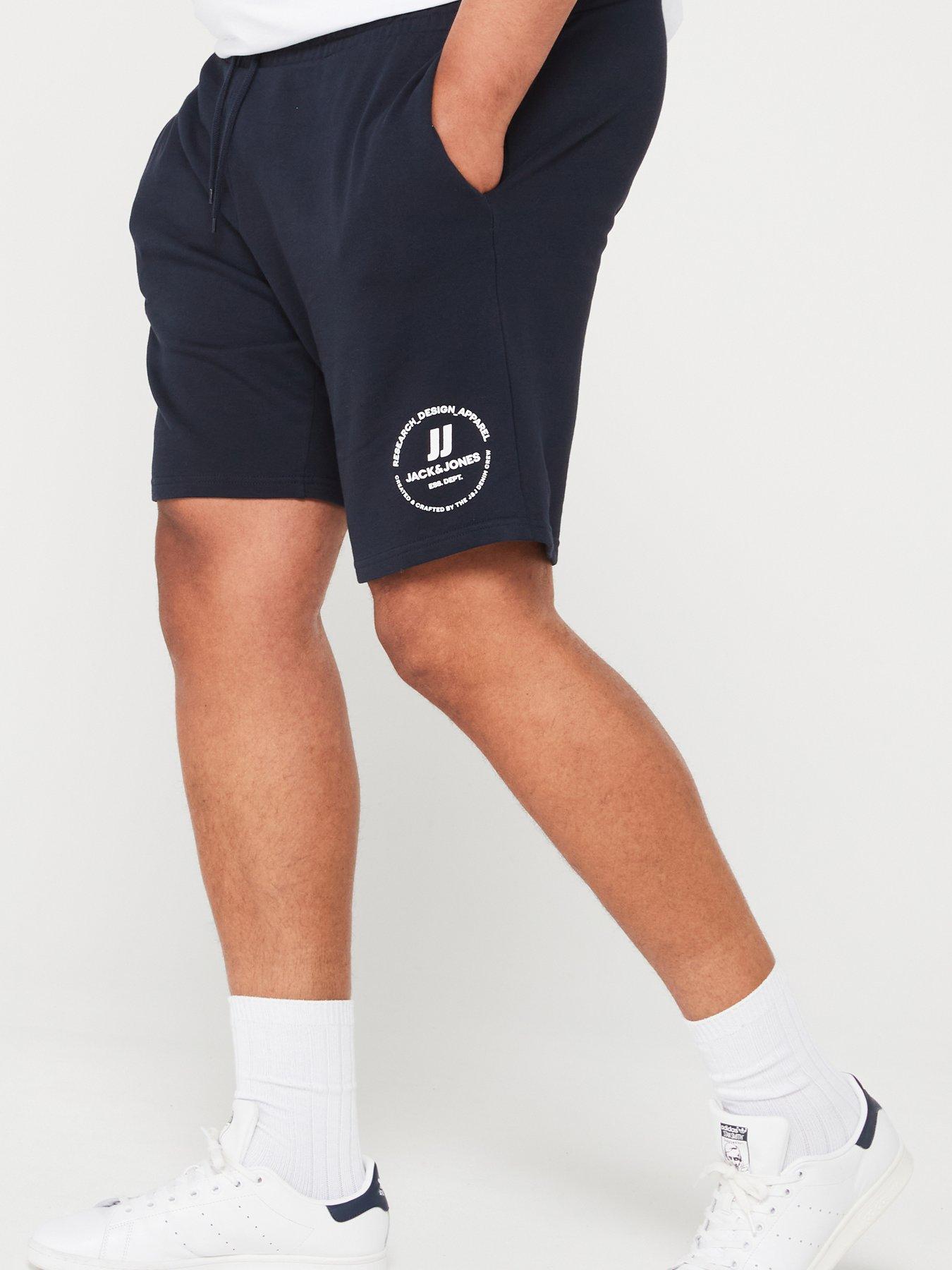 jack-jones-jack-amp-jones-plus-jersey-sweat-shorts-navy