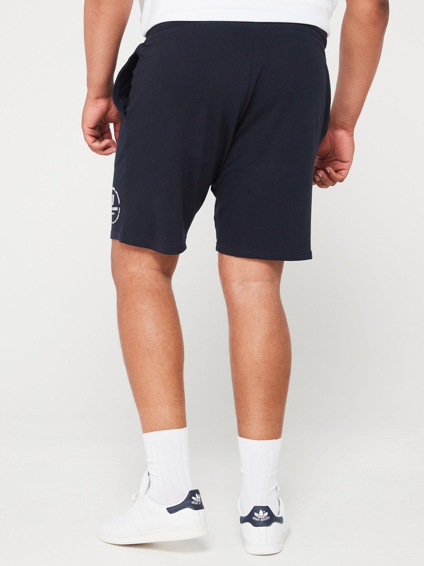 jack-jones-jack-amp-jones-plus-jersey-sweat-shorts-navystillFront