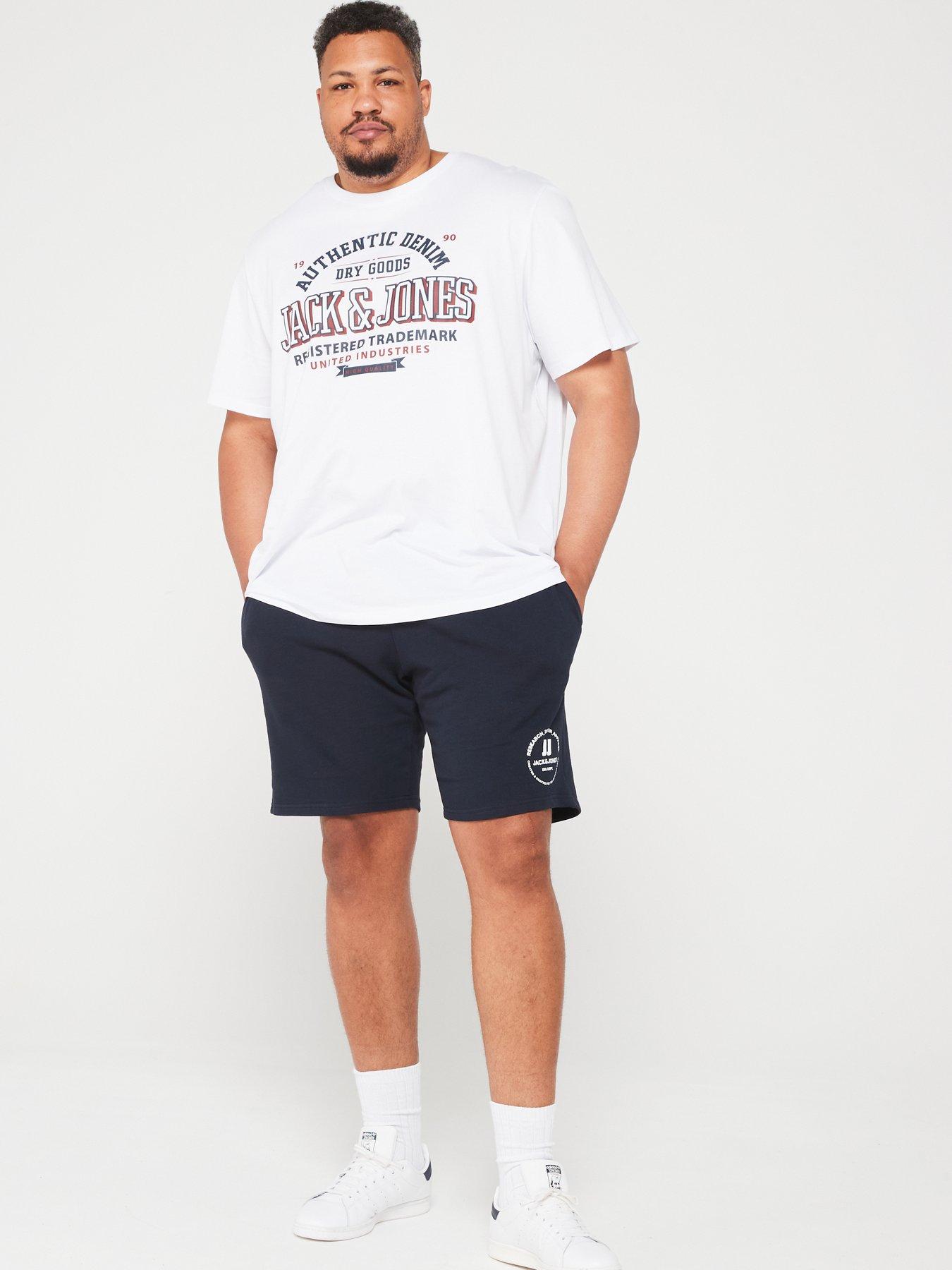 jack-jones-jack-amp-jones-plus-jersey-sweat-shorts-navyback