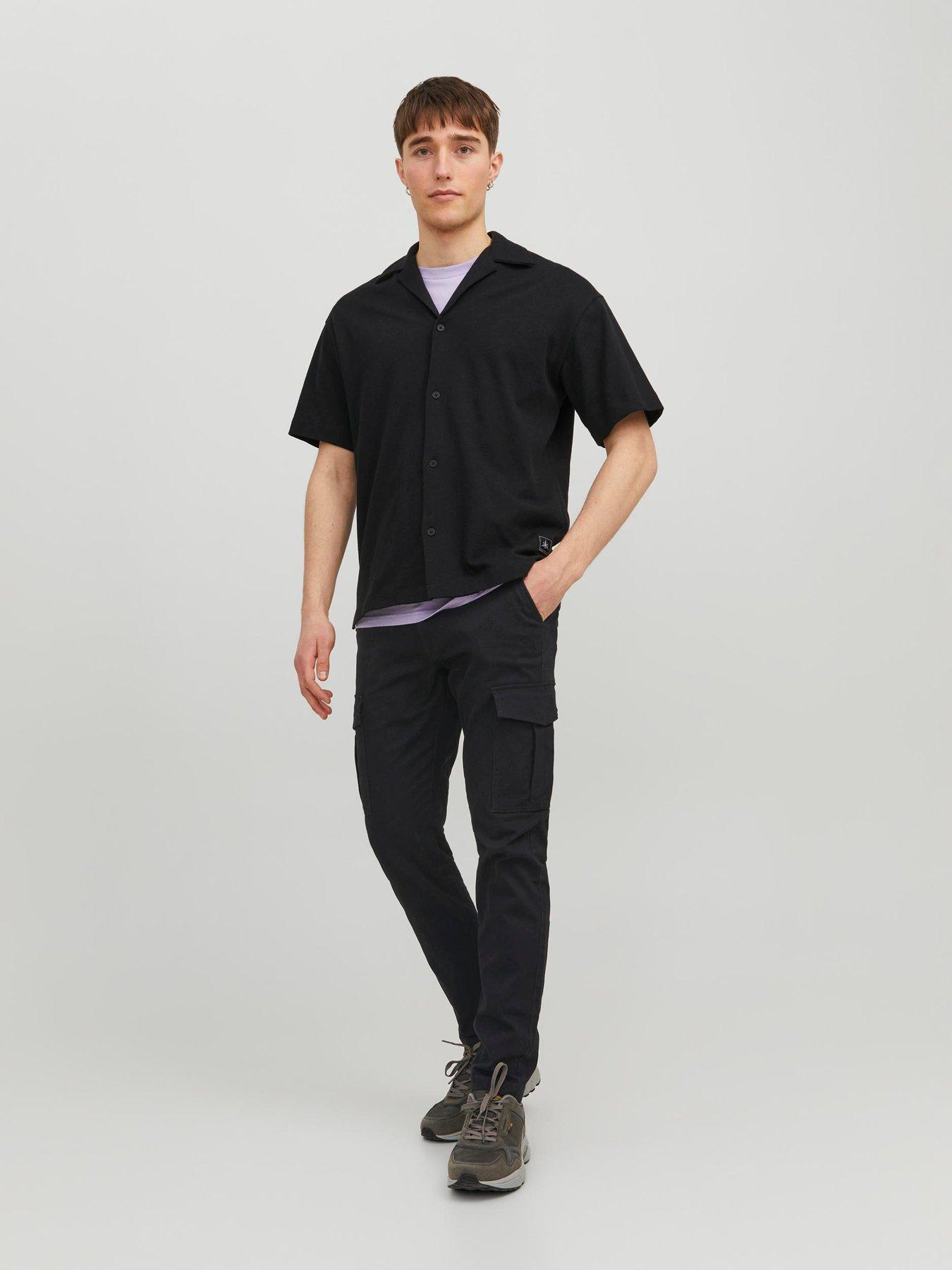 jack-jones-jack-amp-jones-marco-joe-slim-fit-cargo-trousers-blackback