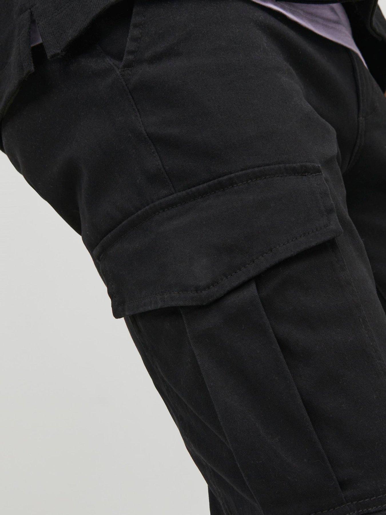 jack-jones-jack-amp-jones-marco-joe-slim-fit-cargo-trousers-blackdetail