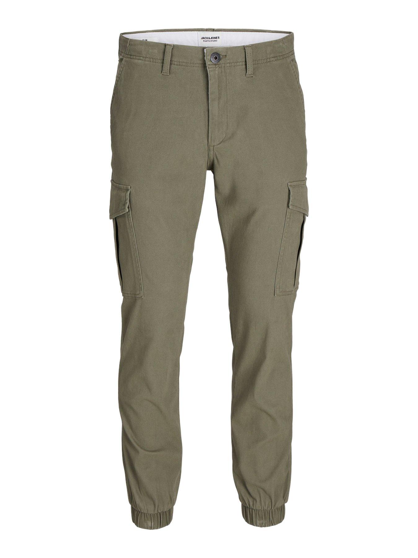 jack-jones-jack-amp-jones-marco-joe-slim-fit-cuffed-cargo-trousers-khaki