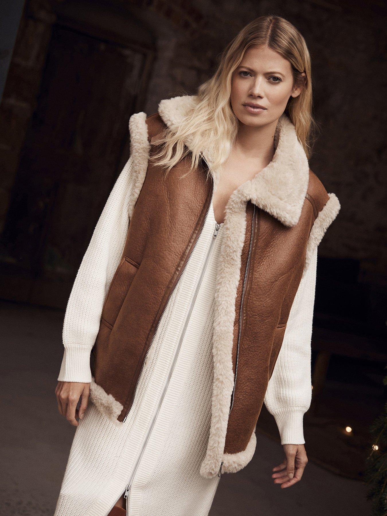 Mint velvet shop gilet sale