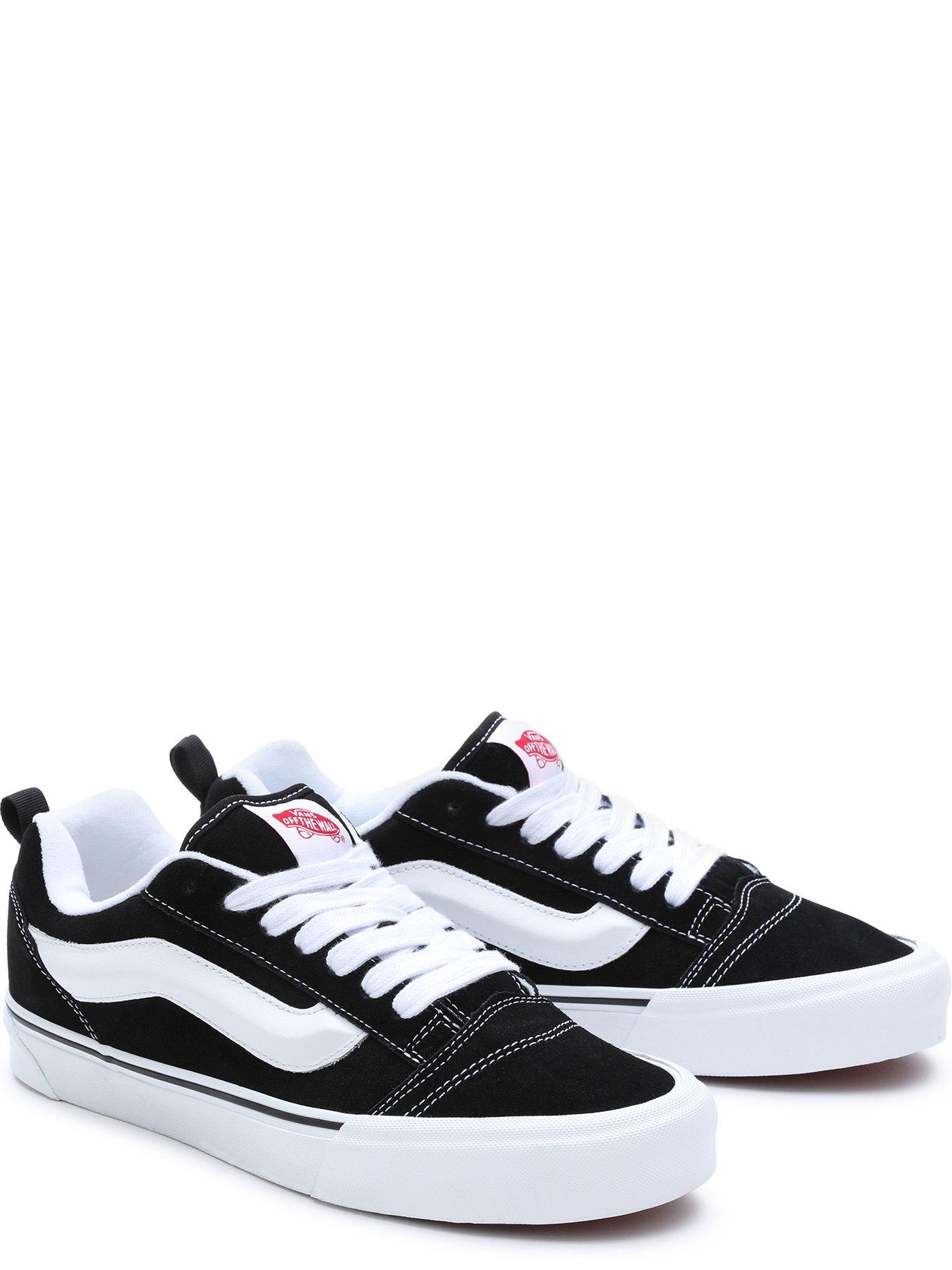 Vans Mens Knu Skool Trainers Black White Very Ireland