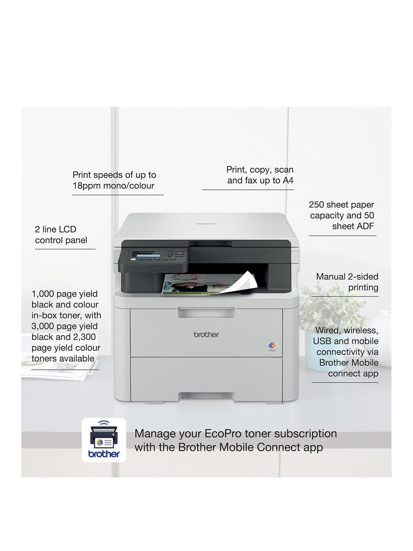 Image 3 of 4 of Brother DCP-L3520CDWE EcoPro Ready Professional 3-in-1 Colour Laser Printer