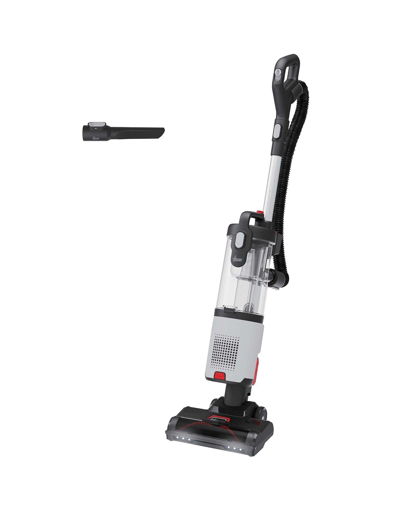 Hoover Hl4 Upright Vacuum Cleaner (Hl410Hm/1), 850W Motor Lift Away Corded Bagless, 3-Year Warranty, Anti Twist Hair Wrap, Epa Filter, Led Light in Red