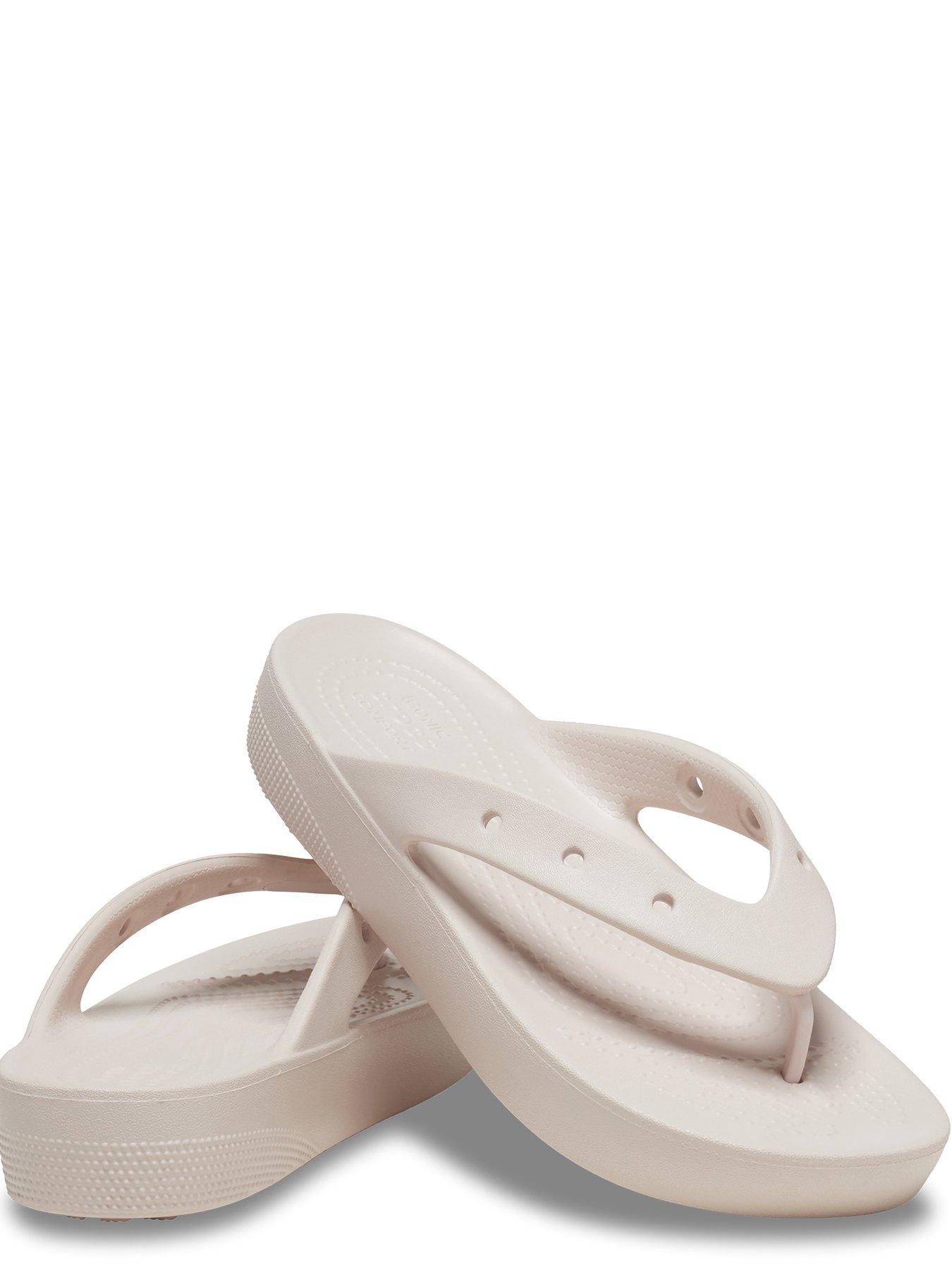 Image 2 of 6 of Crocs Crocs Classic Platform Flip Wedge - Quartz Pink