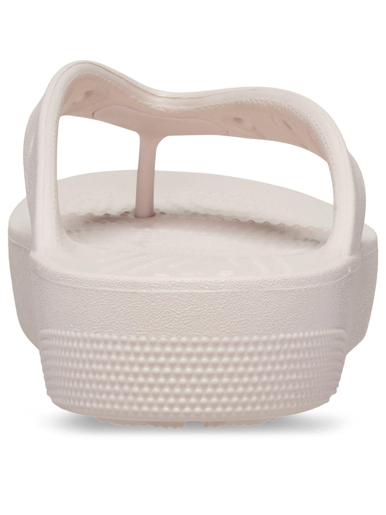 Image 3 of 6 of Crocs Crocs Classic Platform Flip Wedge - Quartz Pink