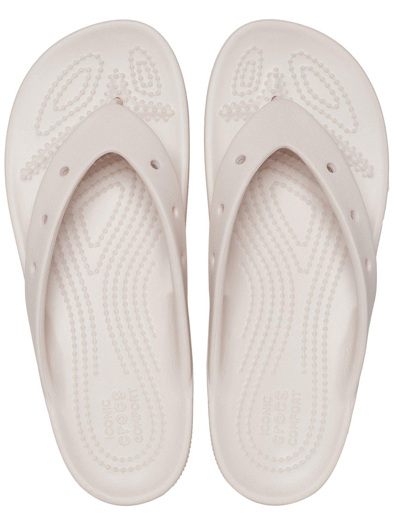 Image 4 of 6 of Crocs Crocs Classic Platform Flip Wedge - Quartz Pink