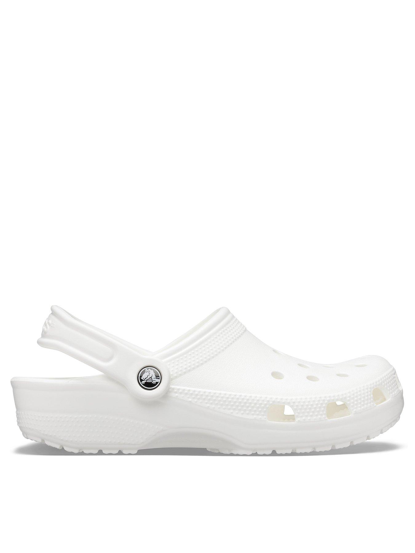 Crocs classic best sale clog white