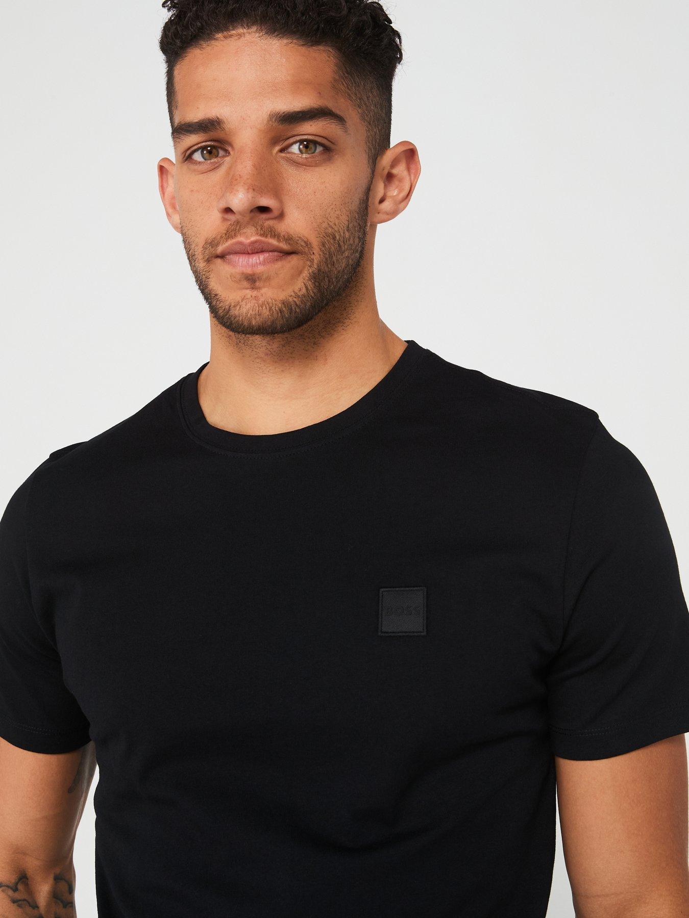 Image 4 of 4 of BOSS Tales Relaxed Fit T-Shirt - Black
