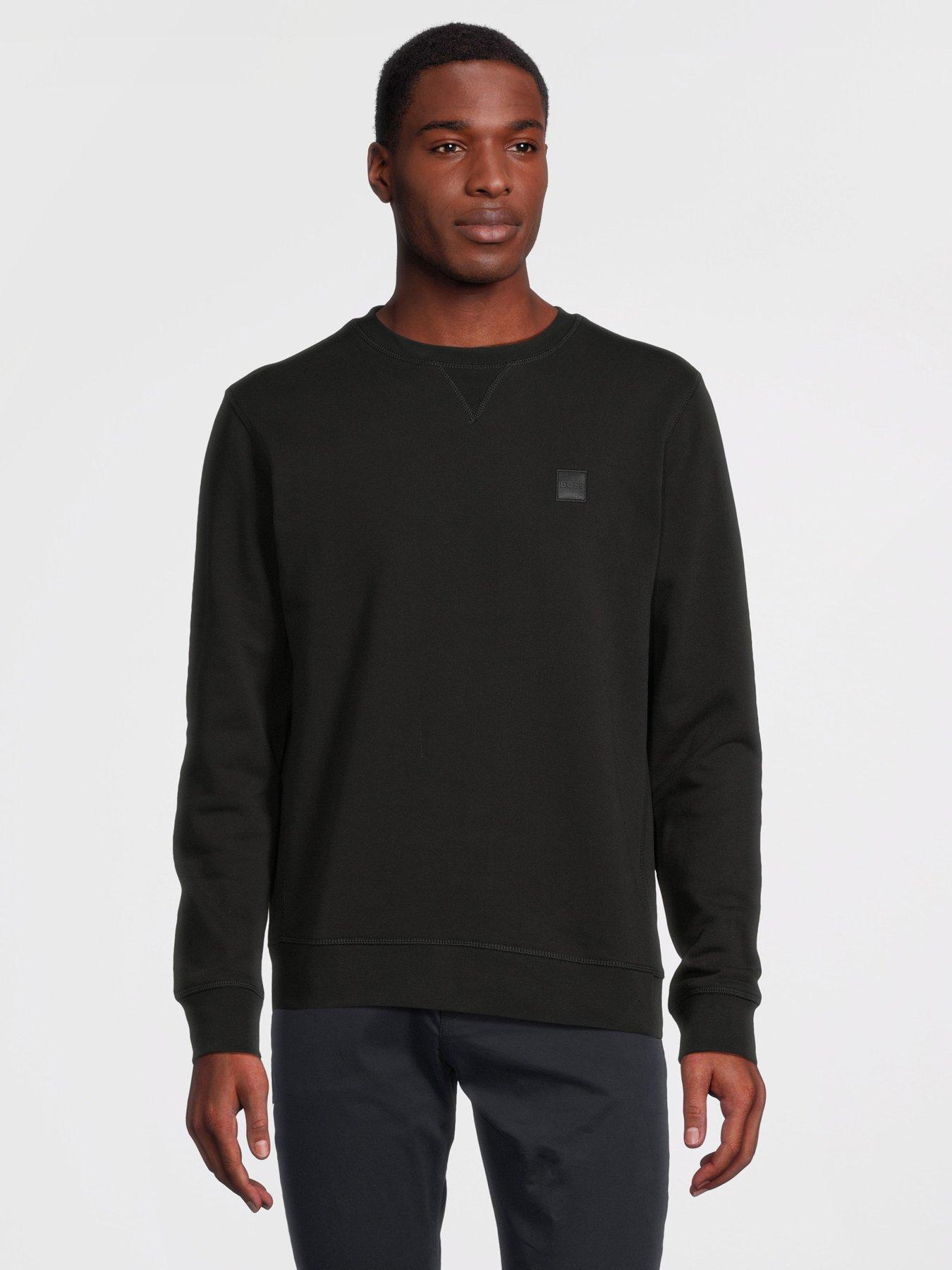 BOSS Westart Relaxed Fit Sweatshirt - Black