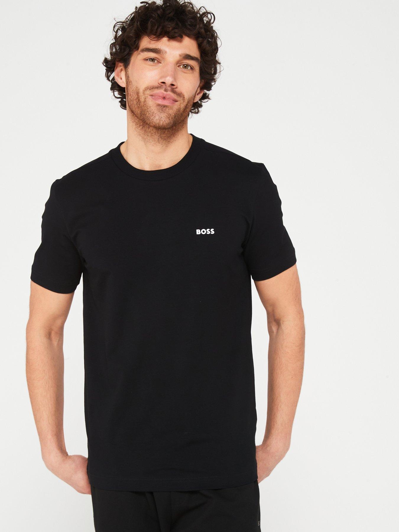 boss-tee-logo-t-shirt-blackfront