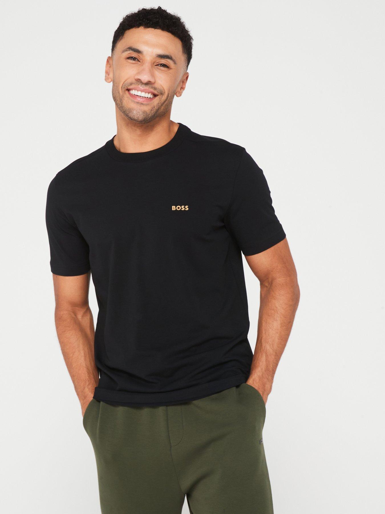 boss-tee-logo-t-shirt-blackfront