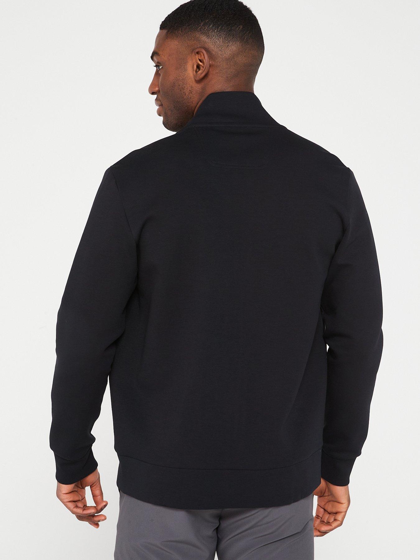 Image 2 of 4 of BOSS Skaz Logo Zip Through Tracksuit Jacket - Black
