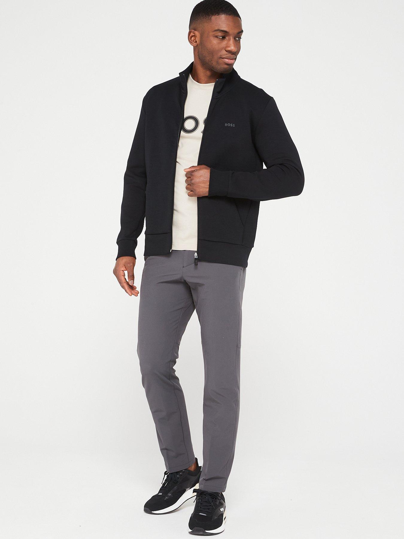 Image 3 of 4 of BOSS Skaz Logo Zip Through Tracksuit Jacket - Black