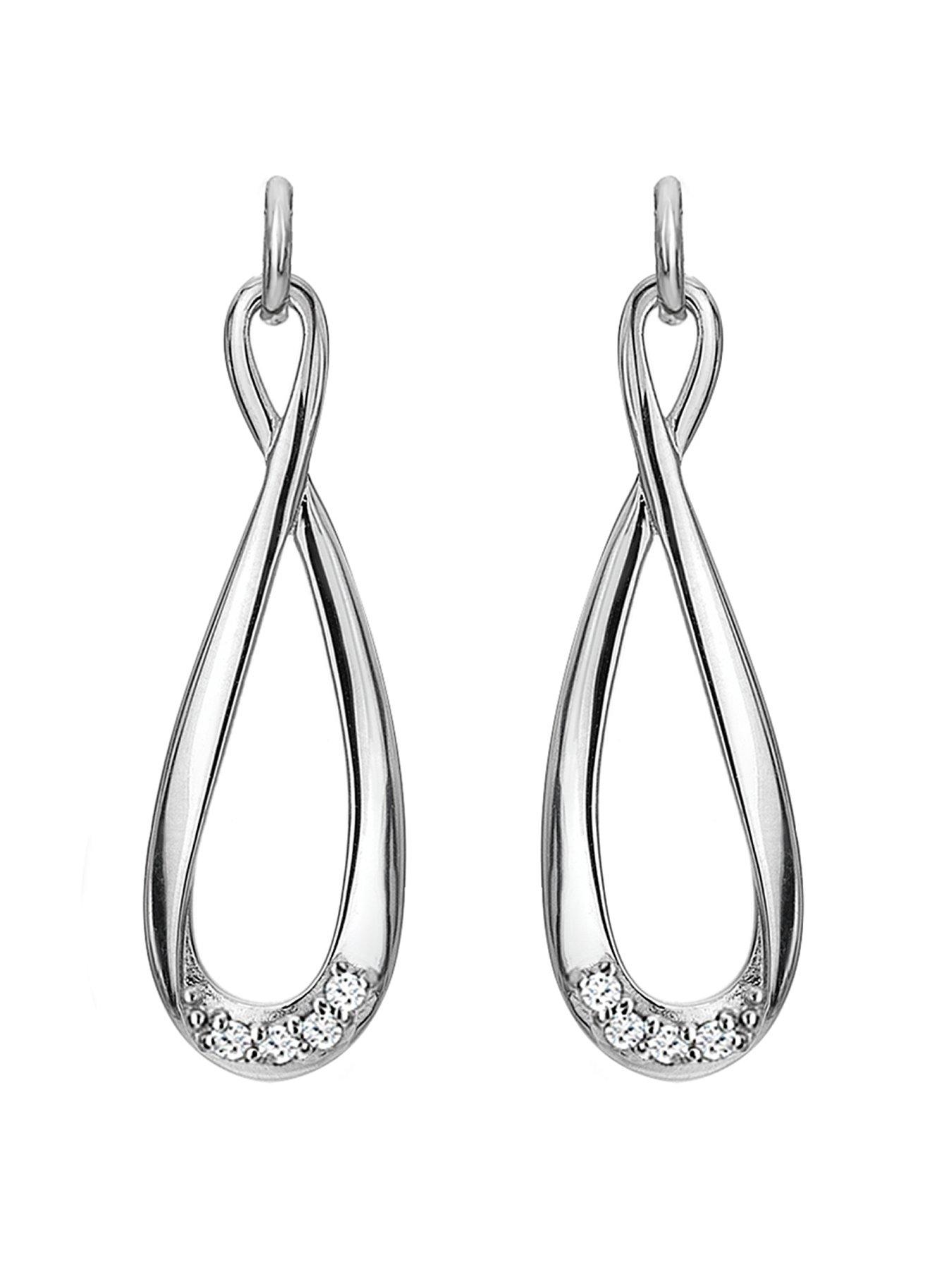 Hot Diamonds Flourish Earrings