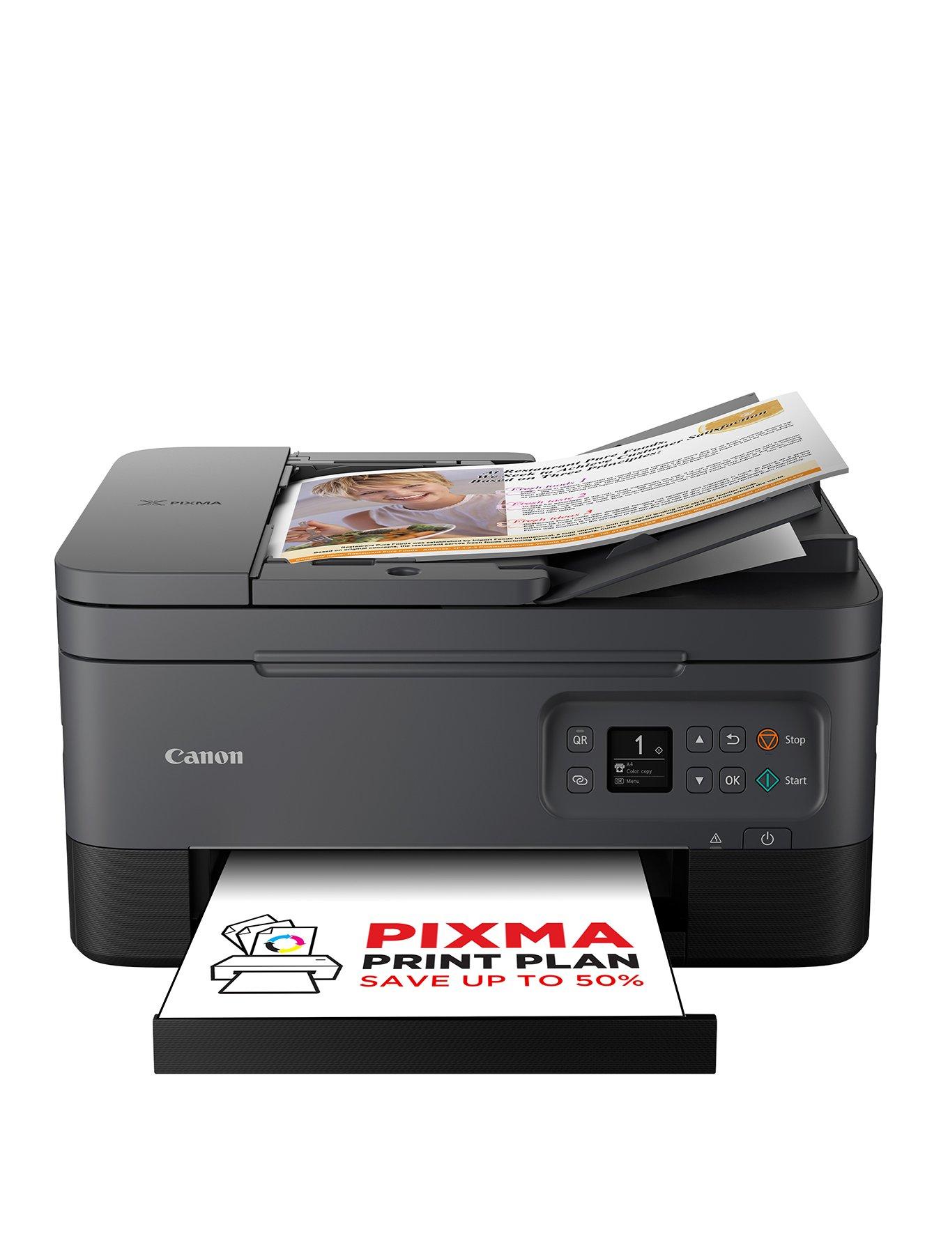 undefined Canon PIXMA TS7450i Wireless Colour 3-in-One Inkjet Photo Printer - Black