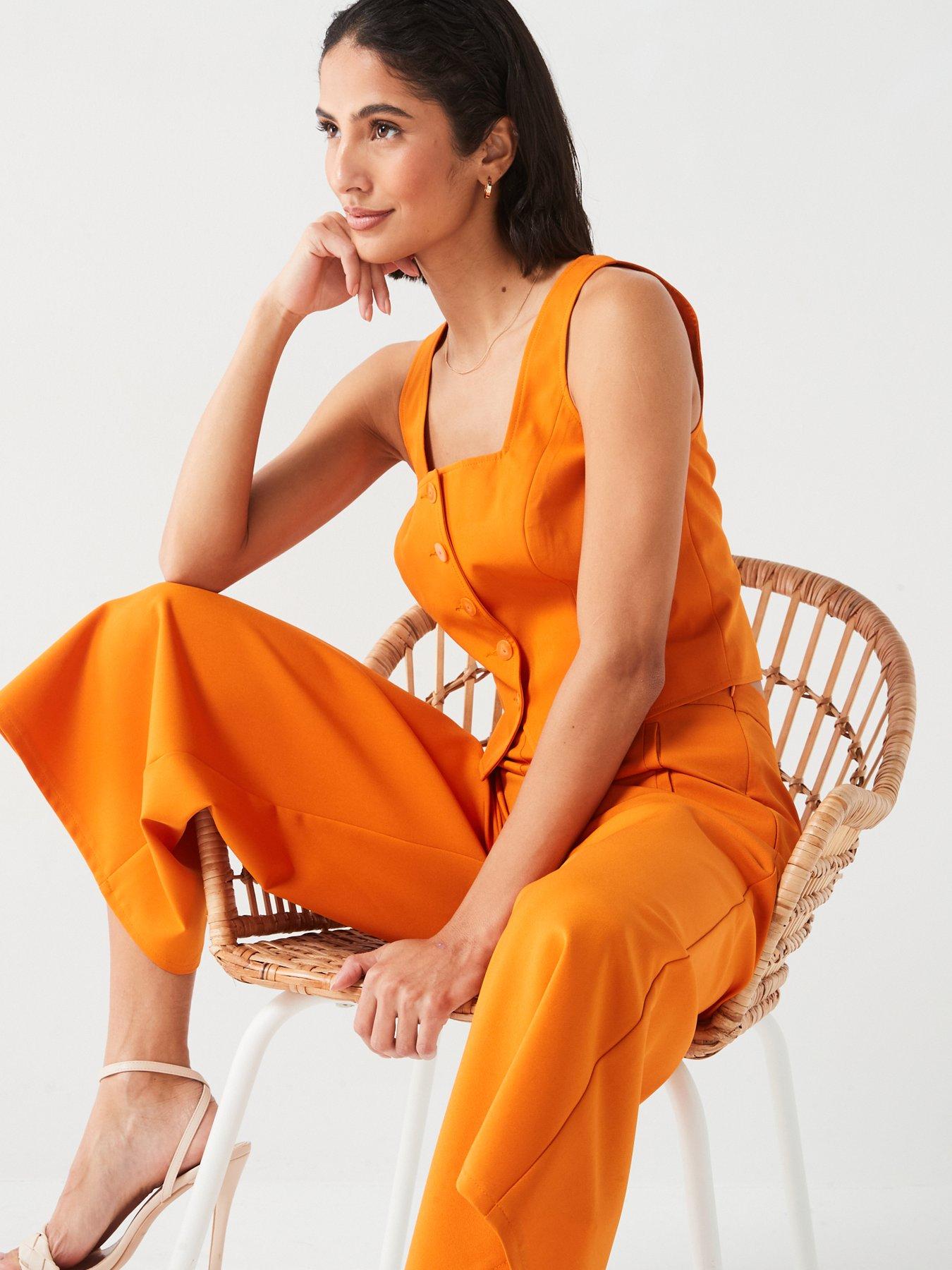 v-by-very-button-co-ord-corset-orangeoutfit