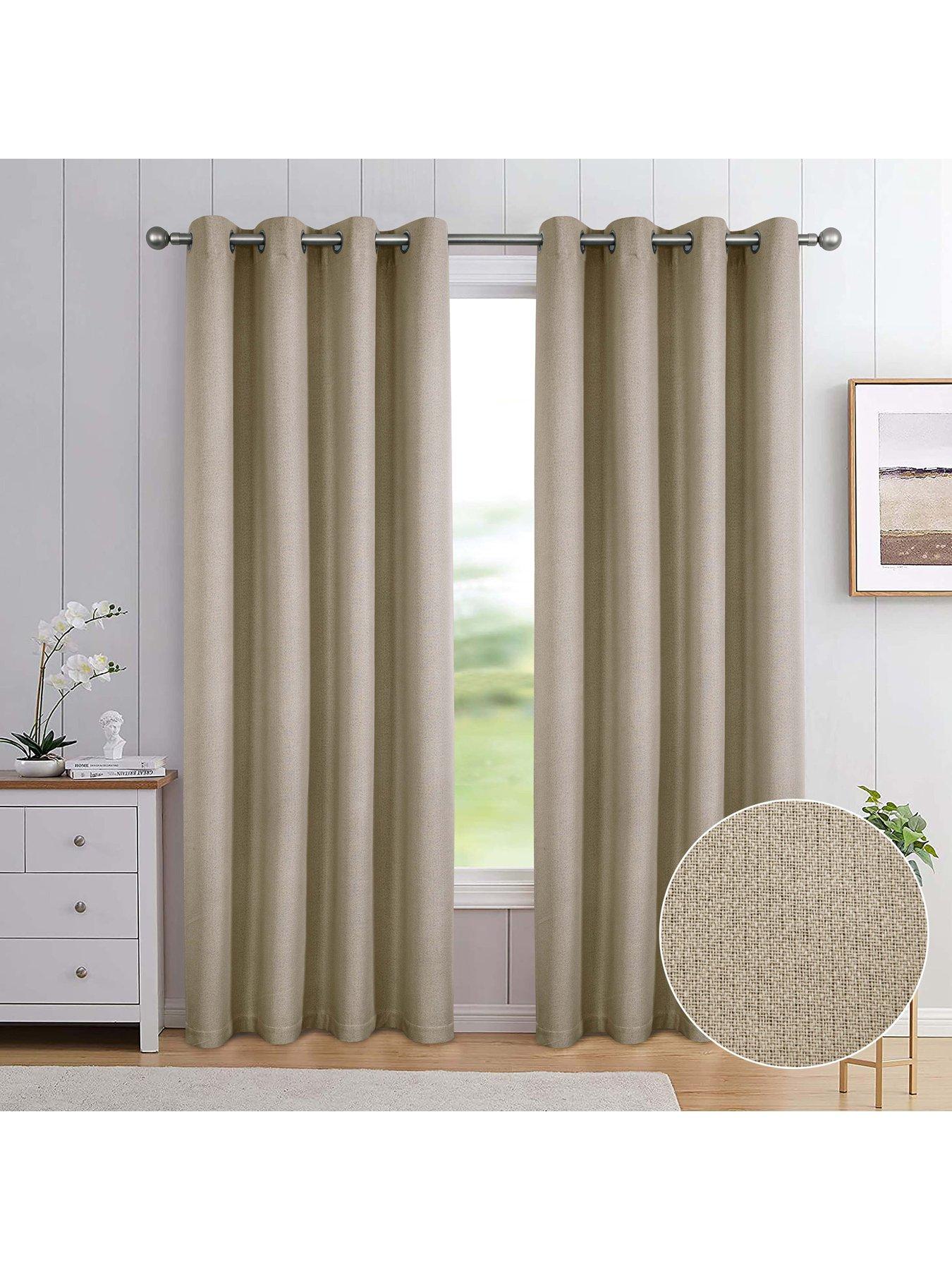 undefined Athos Blackout Eyelet Curtains