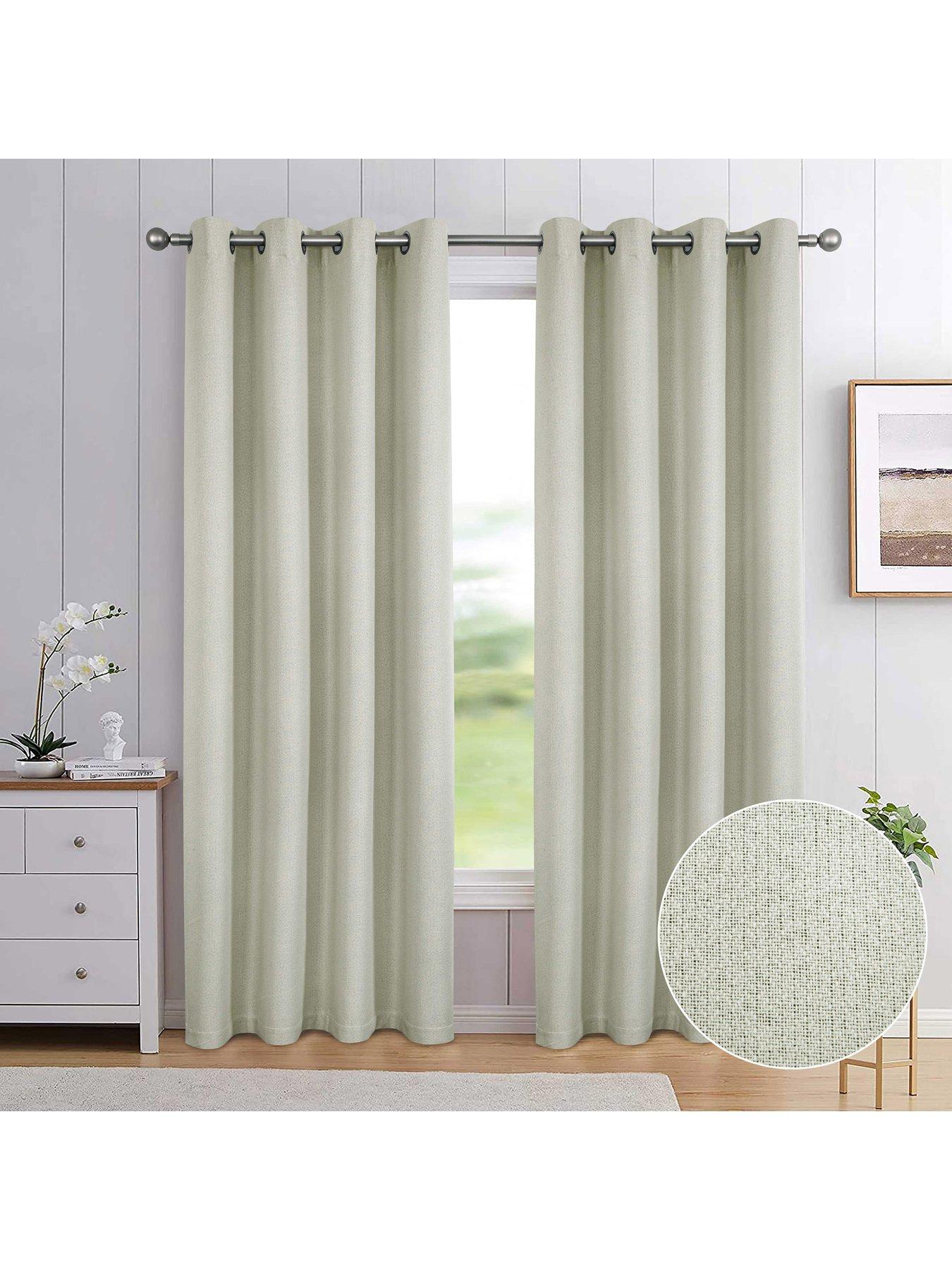 undefined Athos Blackout Eyelet Curtains